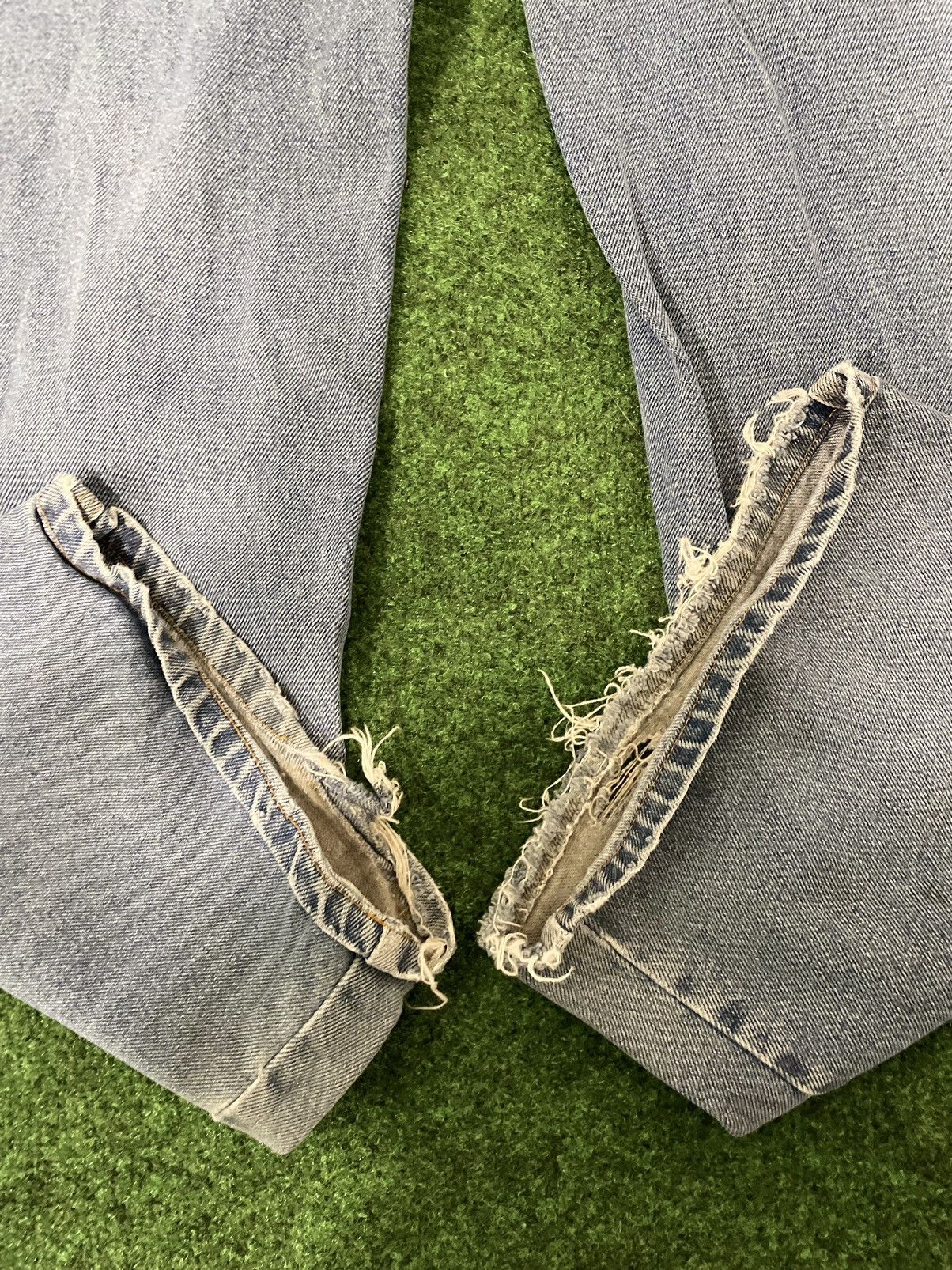 Vintage × Wu-Tang Clan Crazy WuWear Baggy Carpenter Denim with Amazing Faded Size US 32 / EU 48 - 6 Thumbnail