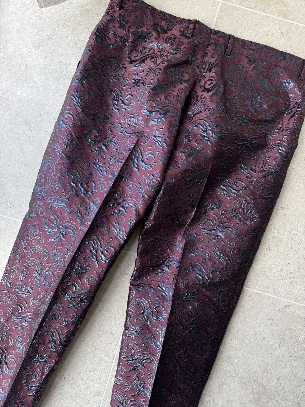 Dolce & Gabbana Dolce Gabbana Jacquard trousers Size US 38 / EU 54 - 4 Thumbnail