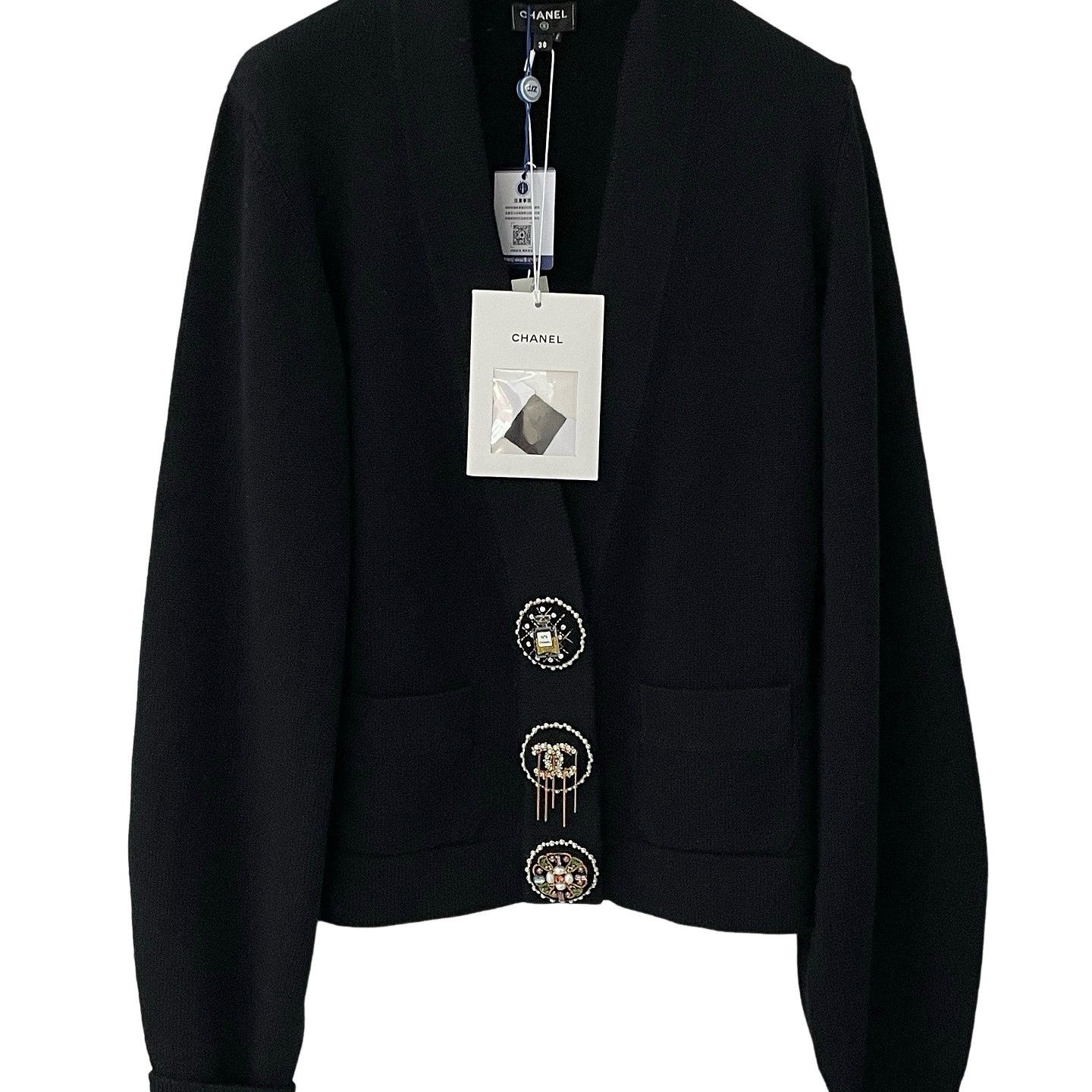 Chanel Chanel Uniform Cardigan Wool Buttons Vintage | Grailed