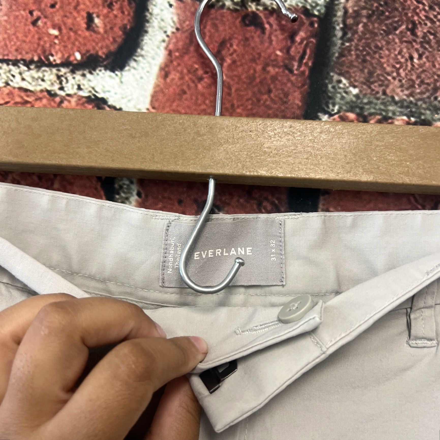 Everlane Everlane Chino Pants Men 31x32 Beige Size US 31 - 2 Thumbnail