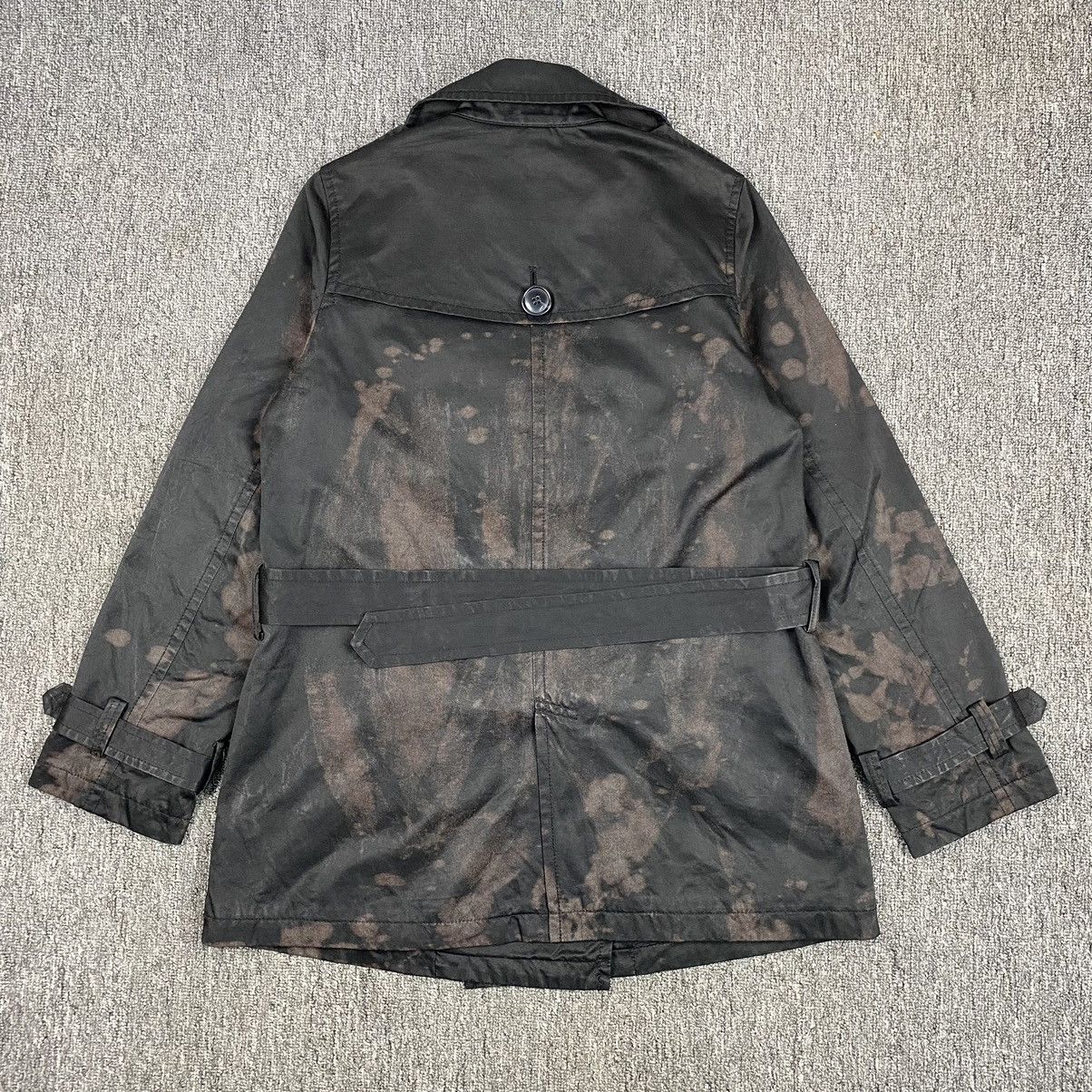 Japanese Brand Eap Bleach Belted Peacoat Jacket Size M / US 6-8 / IT 42-44 - 8 Thumbnail