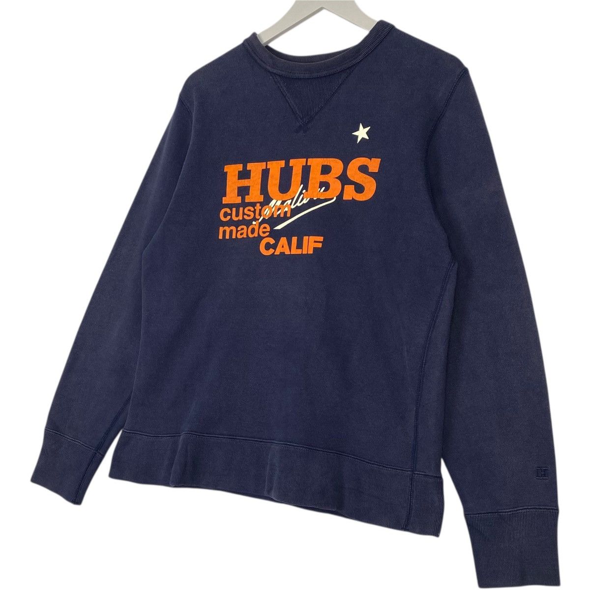 Vintage Vintage Hubs Malibu California Crewneck Sweatshirt Navy Blue Size US M / EU 48-50 / 2 - 2 Thumbnail