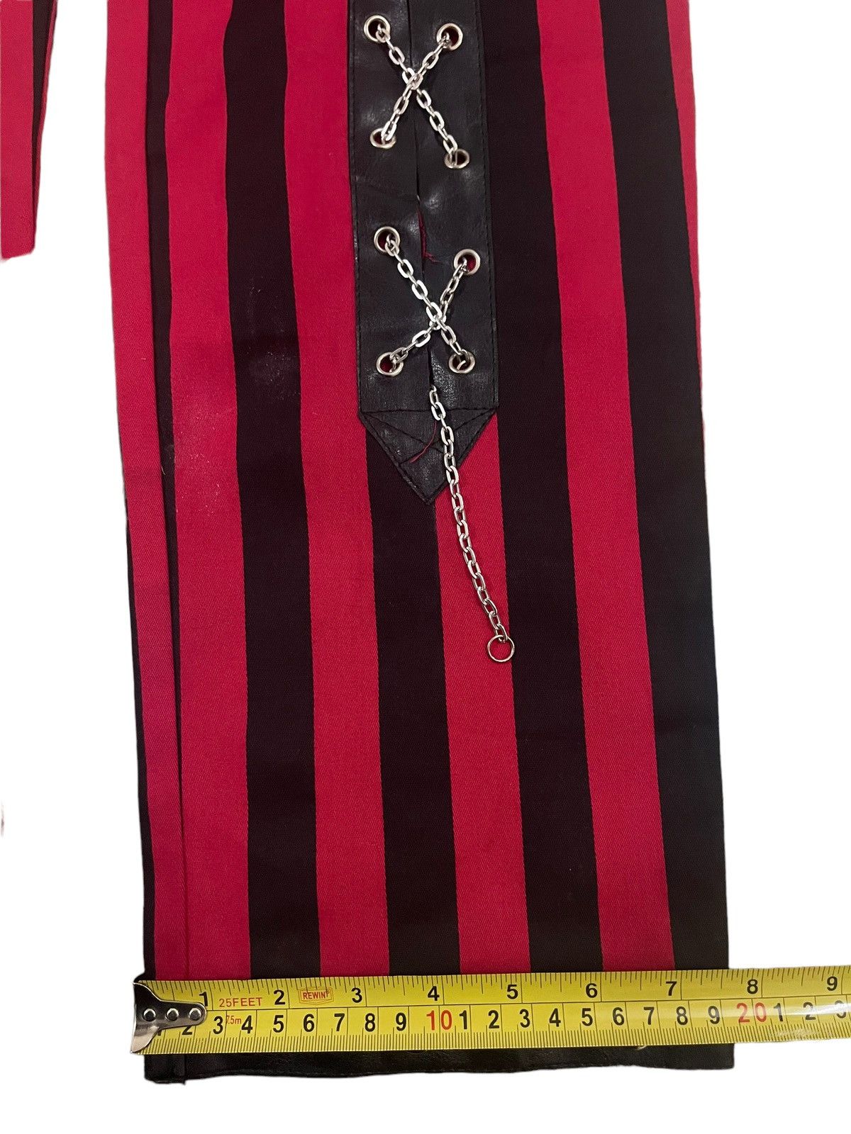 Seditionaries Vintage Japanese Brand Punk Stripe Bondage Style Pants Size US 31 - 15 Thumbnail