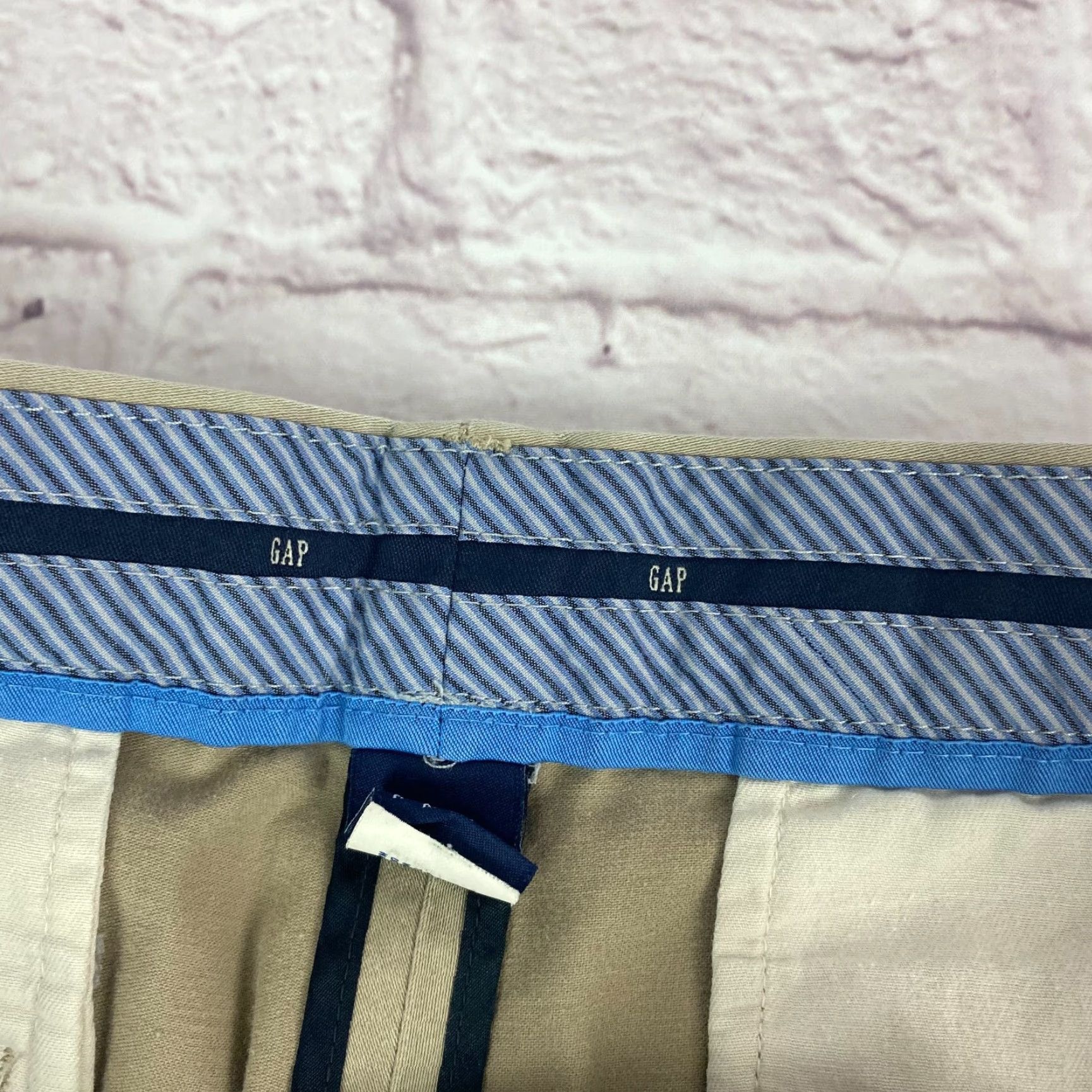 Gap GAP Mens Khaki Work Pants 34 x 34 Chino Tailored Straight Fit Mid Rise Classic Size US 34 / EU 50 - 5 Thumbnail