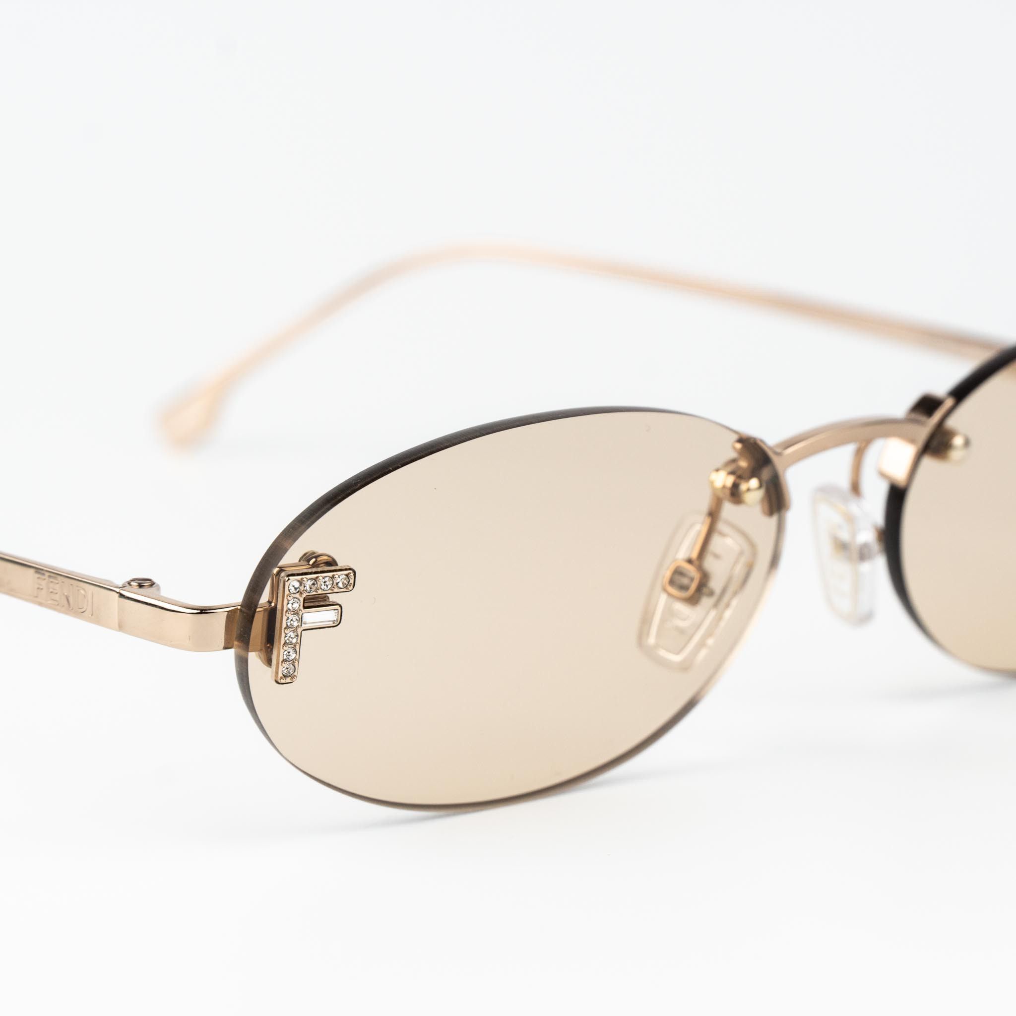 Fendi Fendi FIRST CRYSTAL Sunglasses FE4075US 28Y NEW AUTHENTIC Size ONE SIZE - 6 Thumbnail