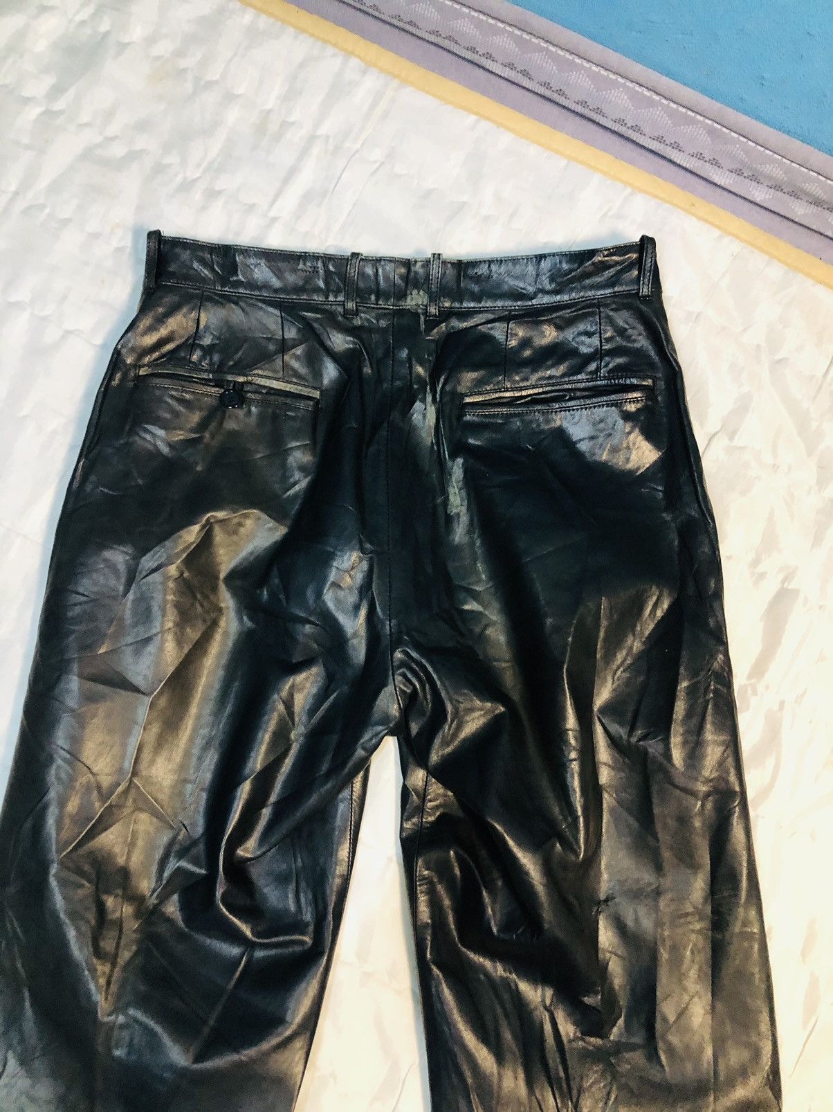 Japanese Brand Art Glenhill Leather Pants (5) Size US 29 - 12 Thumbnail