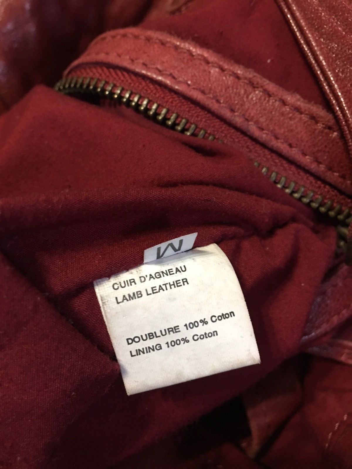 Gerard Darel Gerard Darel Lamb Leather Red Shoulder Hobo Bag Size ONE SIZE - 11 Thumbnail