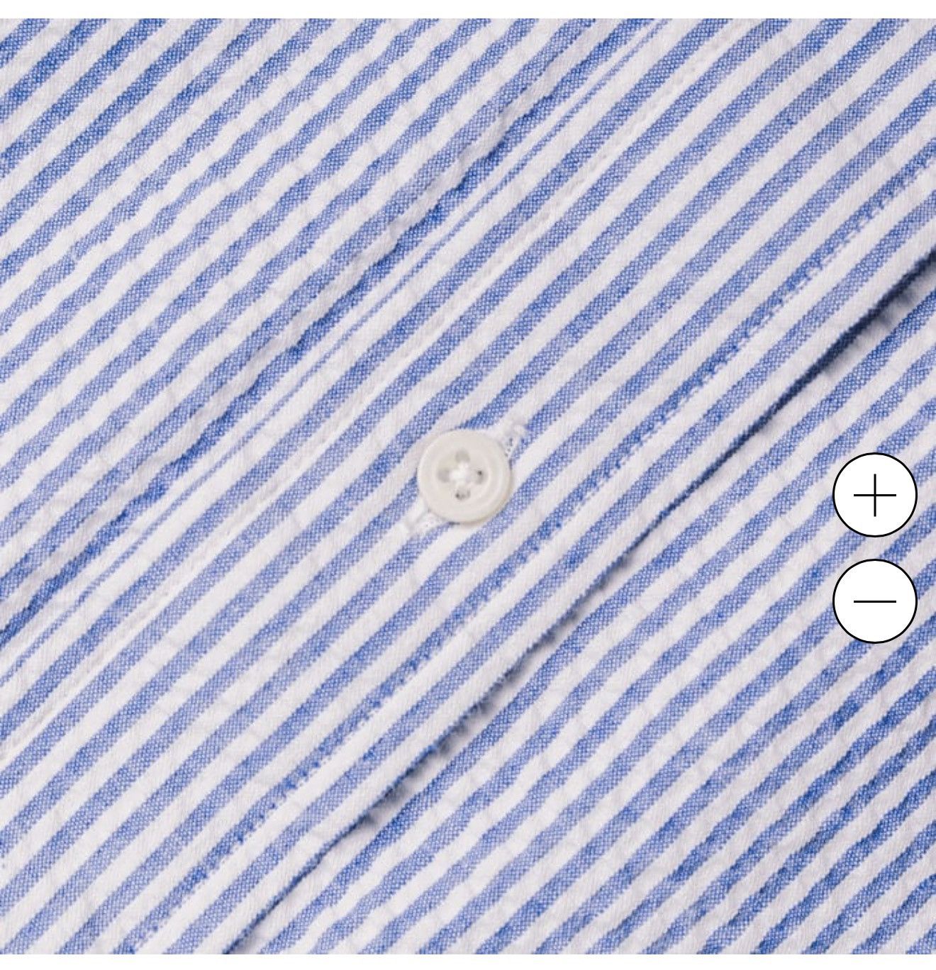 Gitman Bros. Vintage Gitman Bros Vintagr Blue Stripe Seersucker Shirt XXL Size US XXL / EU 58 / 5 - 3 Thumbnail