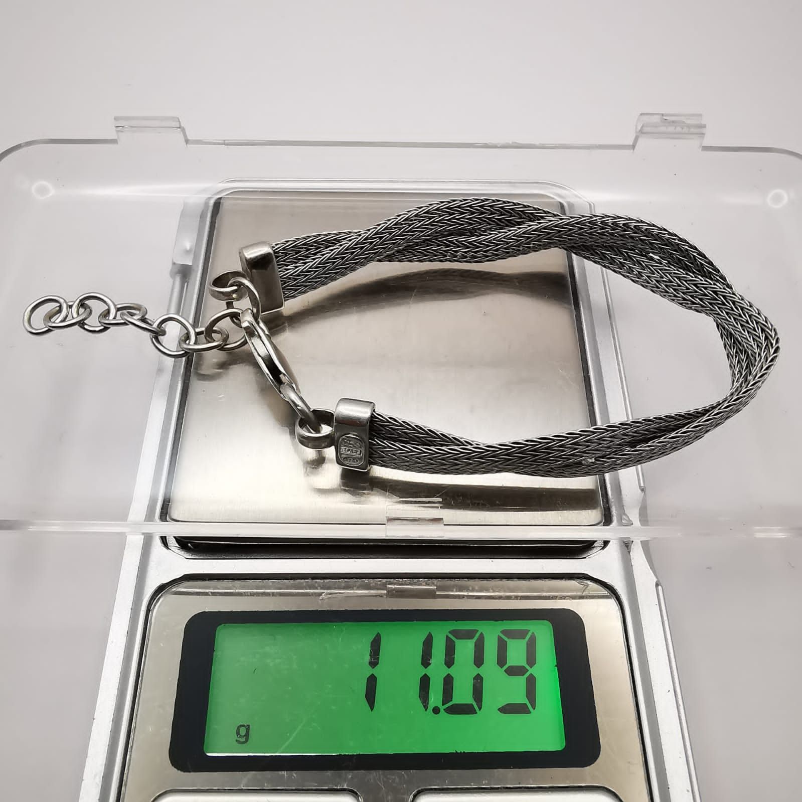 Sterling Silver Vintage Women's Bracelet,925 Sterling Silver Italy 11 g Size ONE SIZE - 5 Thumbnail