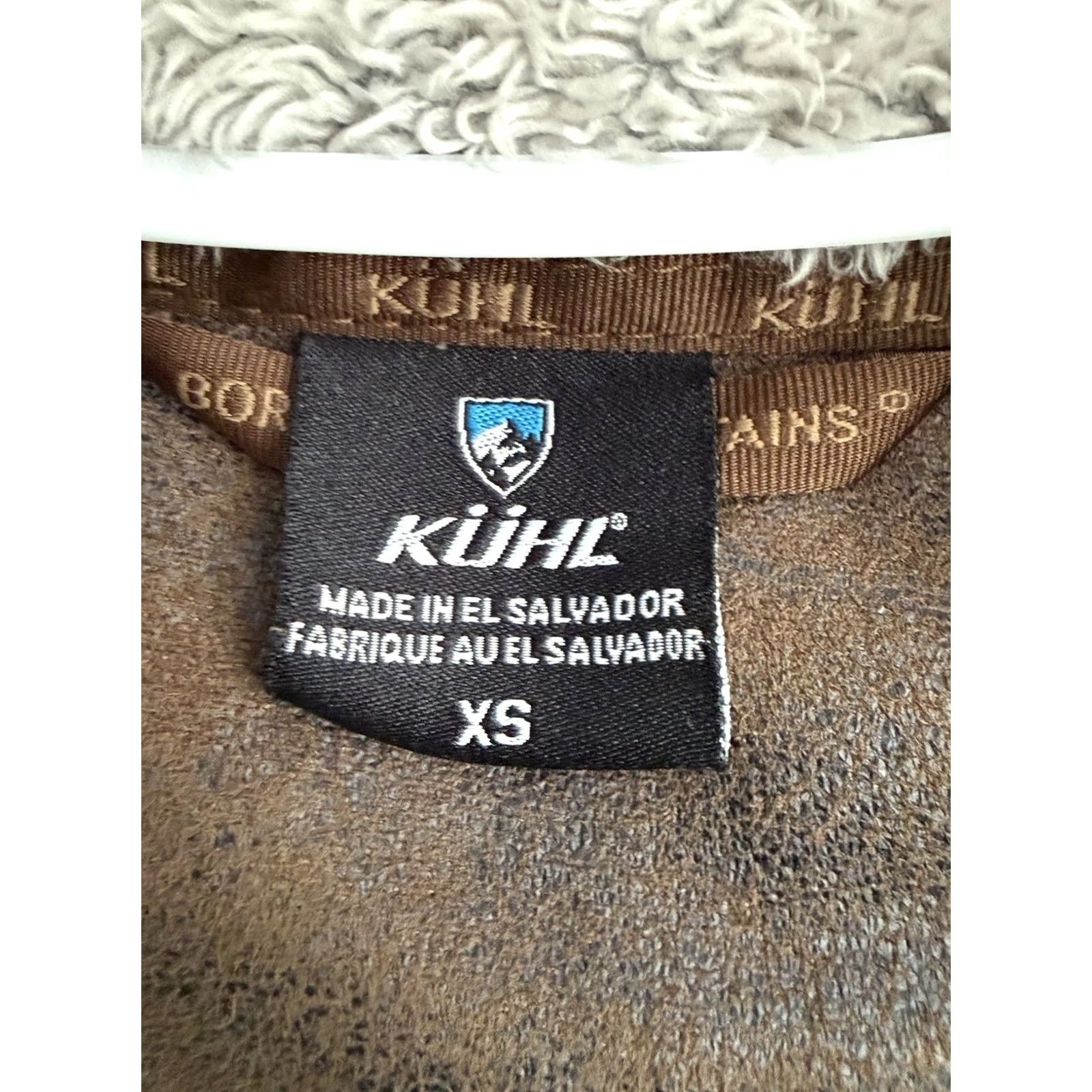 Vintage Kuhl Womens Cream Pullover Sherpa Sweater XS Hidden Hood Brown Cozy Outdoor Hike Size XS / US 0-2 / IT 36-38 - 5 Thumbnail