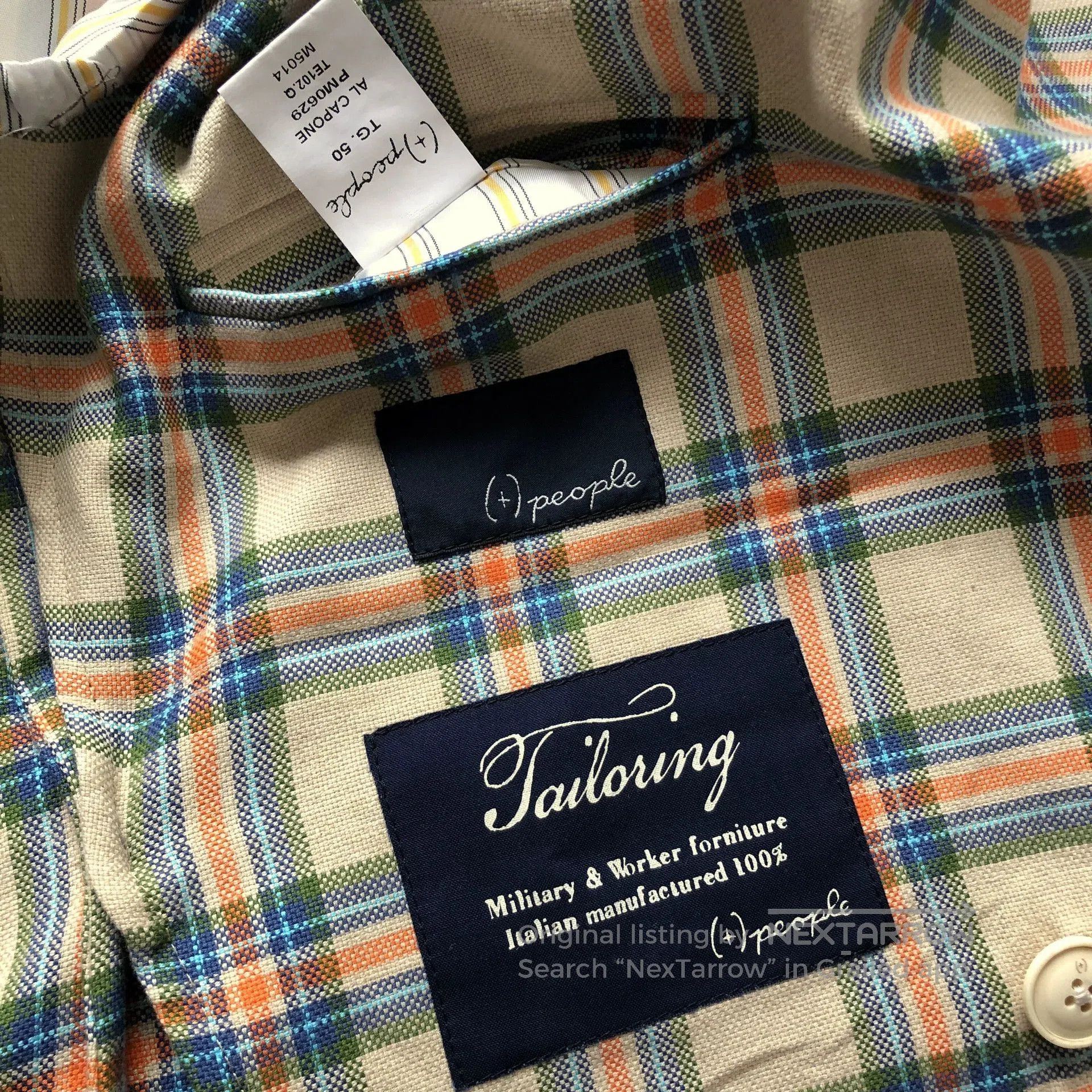 Japanese Brand Yuppie Plaid Double-Breasted Blazer. Size US M / EU 48-50 / 2 - 7 Thumbnail