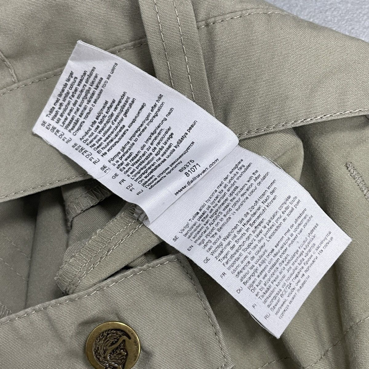 Fjallraven Fjallraven G-1000 Women Cargo Pants / Shorts Size 36 Size 31" - 14 Thumbnail