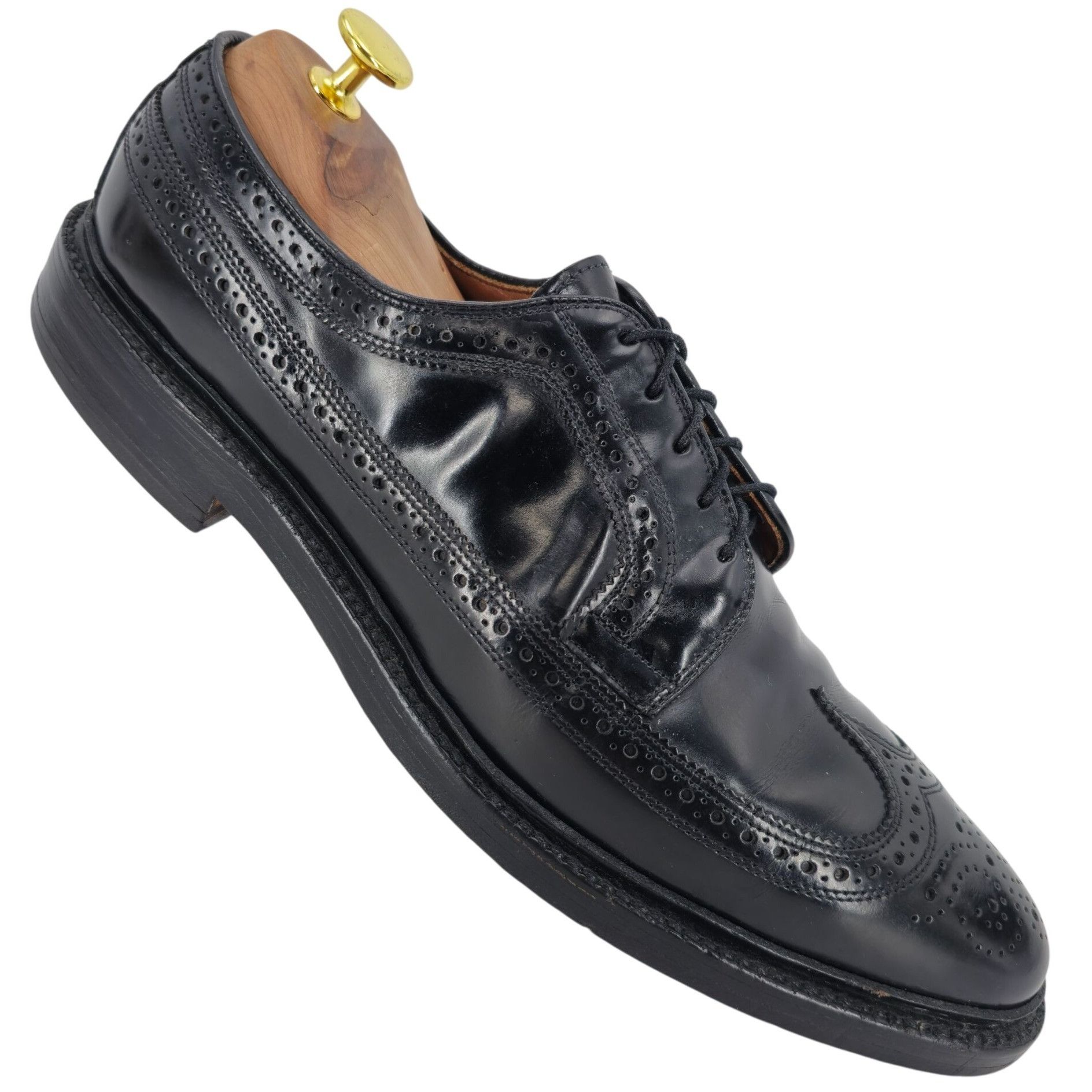 Allen Edmonds Allen Edmonds MacNeil Mens 11.5AAA Black Leather Dress Shoes Size US 11.5 / EU 44-45 - 1 Thumbnail