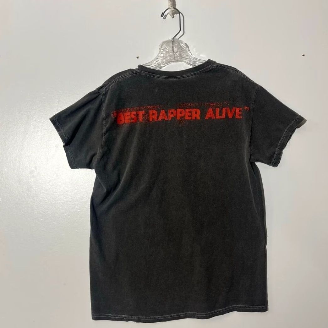 Vintage Lil Wayne Best Rapper Alive Graphic T-Shirt Mens M Black Crew Neck Short Sleeve Hip Hop Logo T-Shirt M18 Size US M / EU 48-50 / 2 - 4 Thumbnail