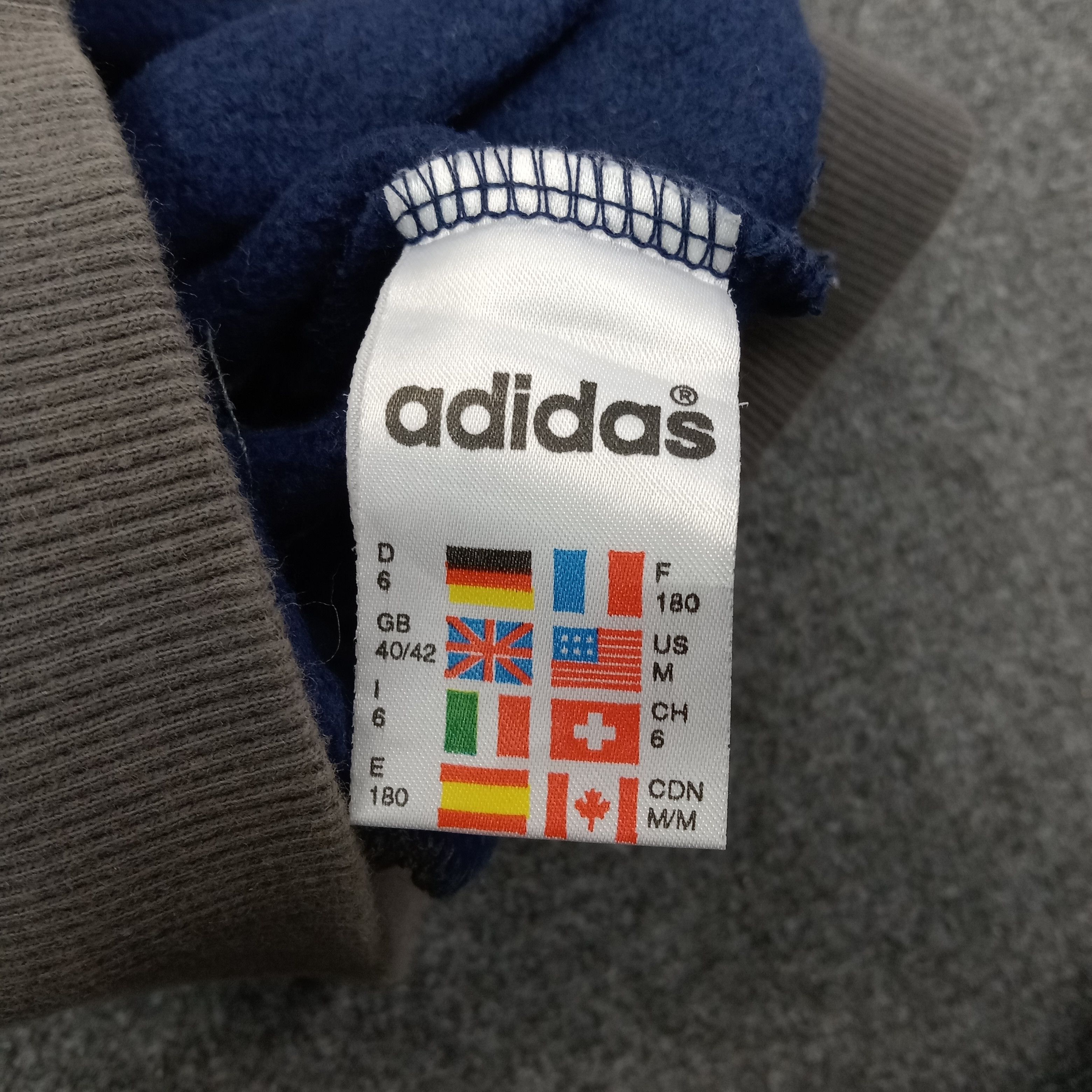 Adidas Adidas Three Stripes Sport Style Sweatshirt C256N20 Size US L / EU 52-54 / 3 - 10 Thumbnail