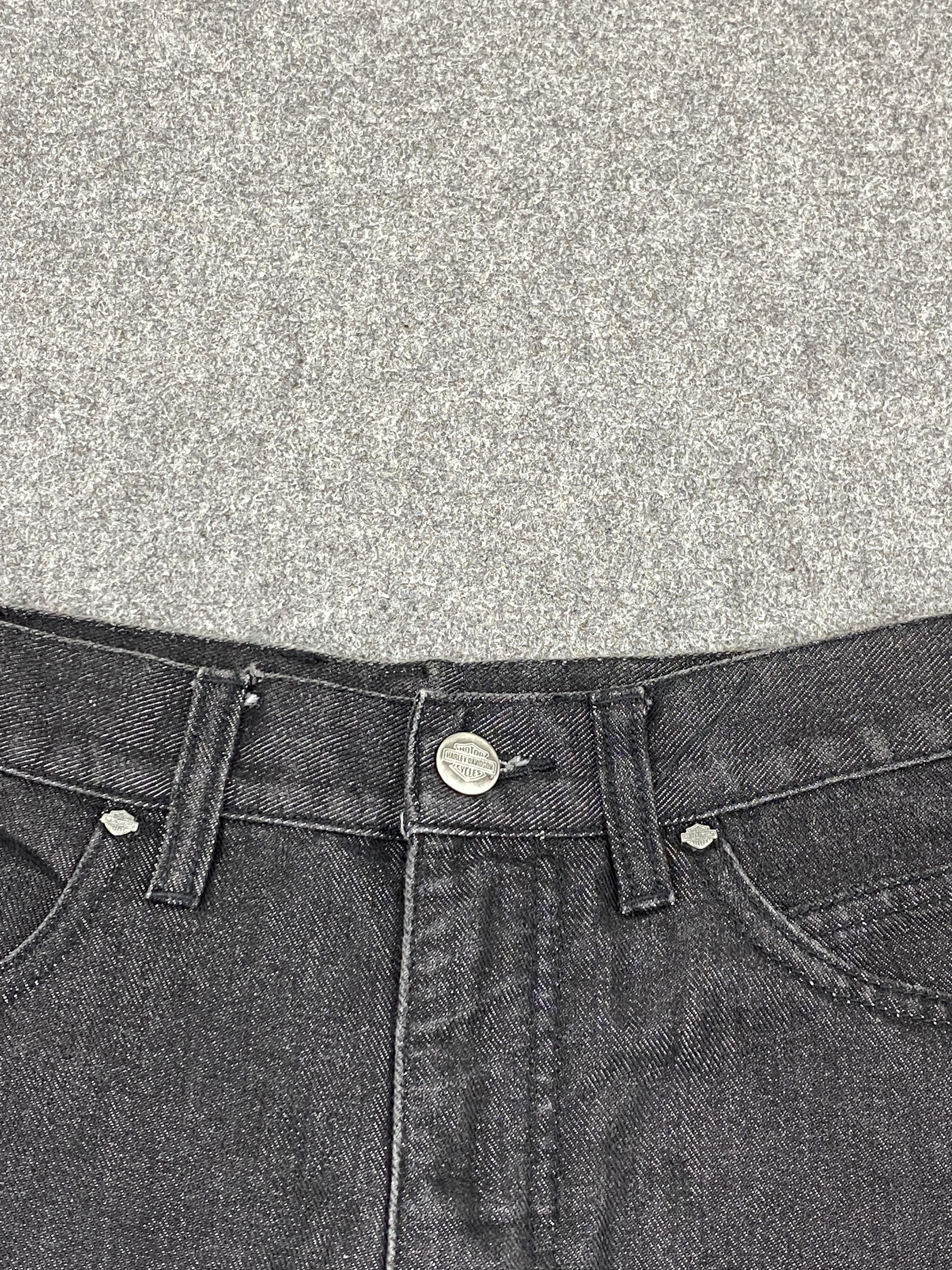 Harley Davidson Vintage Harley Davidson Black Denim jeans DP2738 Size US 32 / EU 48 - 9 Thumbnail