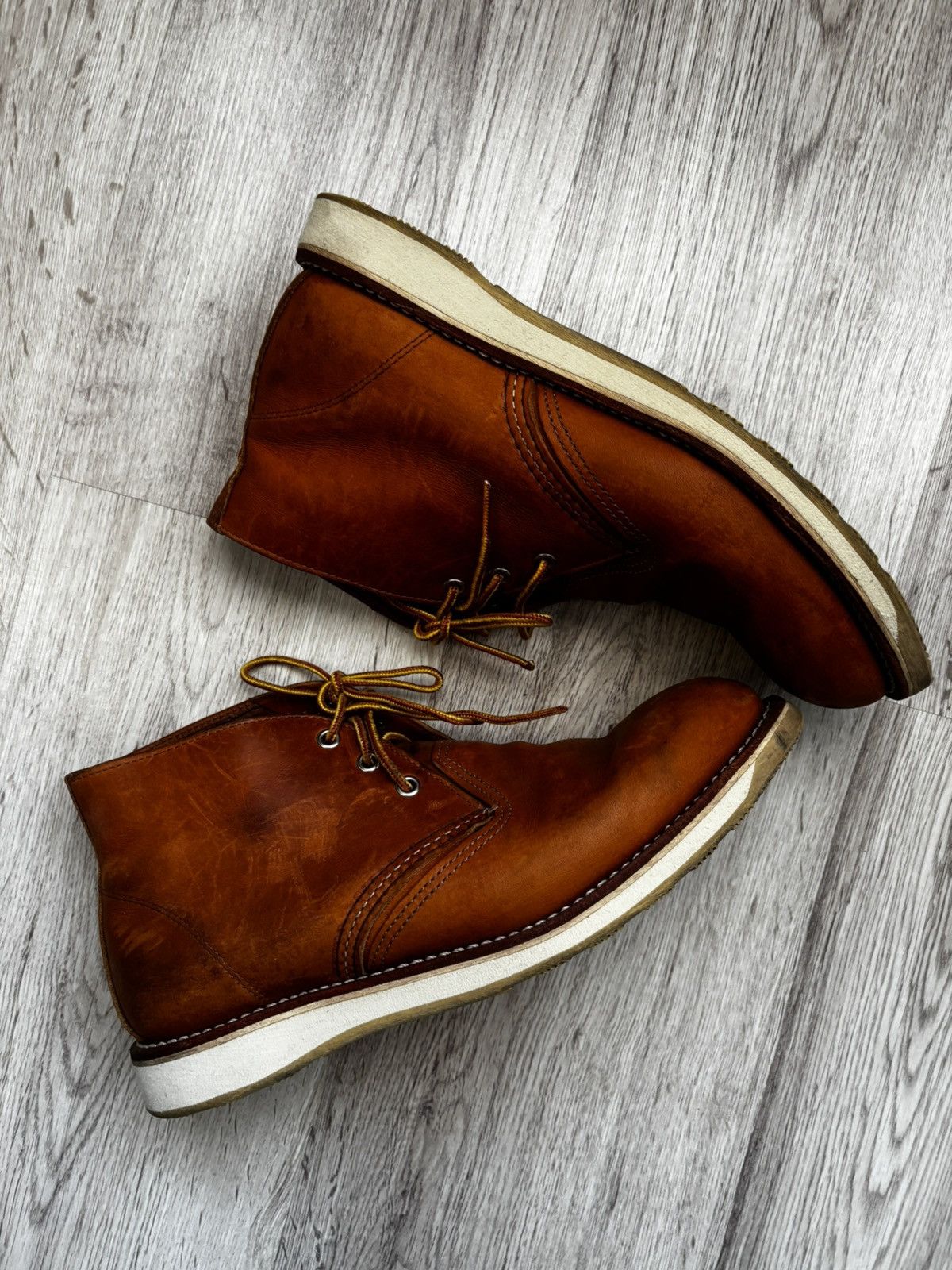 Red Wing Red Wing 3140 Work Chukka (2013, Made in USA) – Size 10D Size US 10 / EU 43 - 2 Thumbnail
