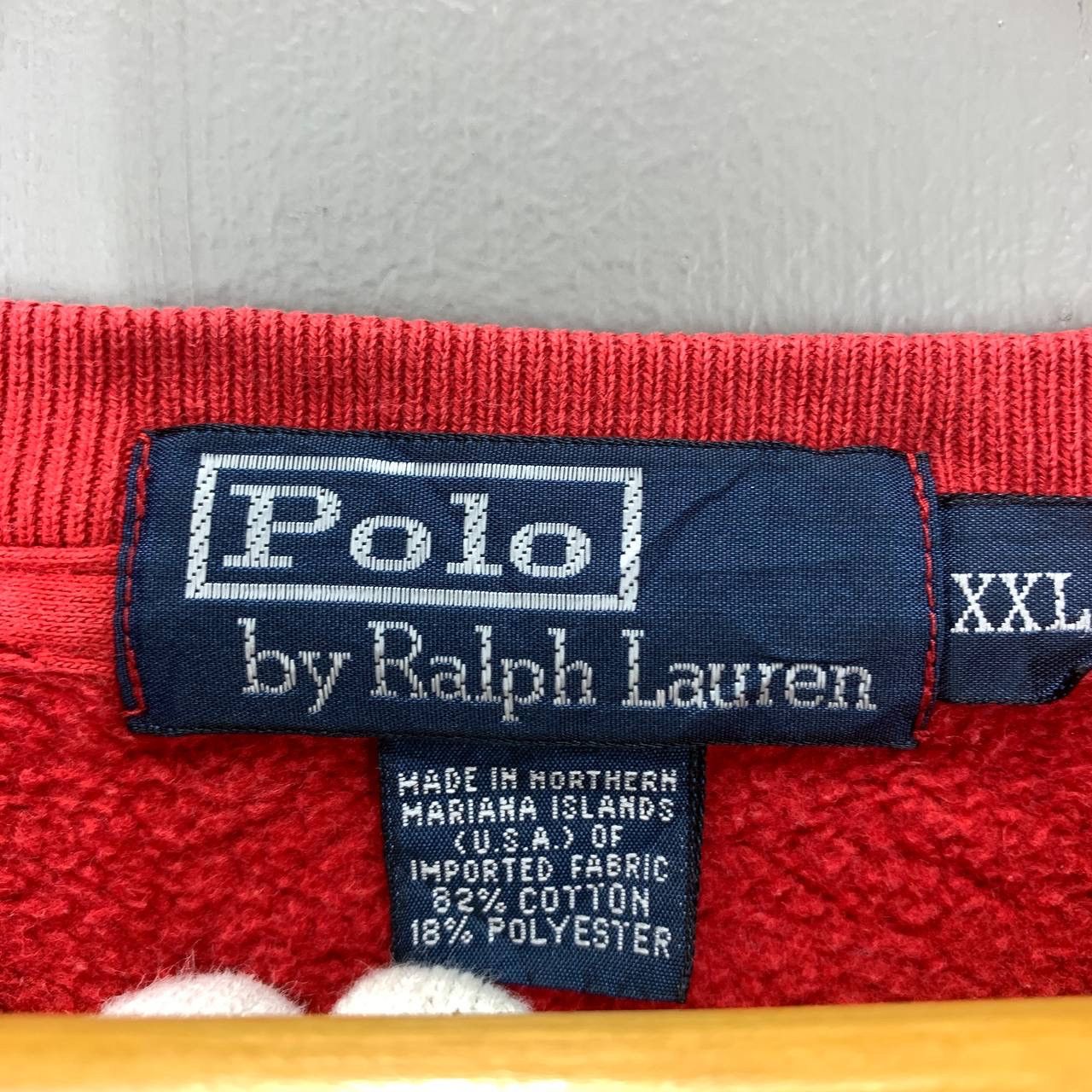 Polo Ralph Lauren 90s Vintage POLO RALPH LAUREN Sweatshirt #2552/S Size US XXL / EU 58 / 5 - 4 Thumbnail