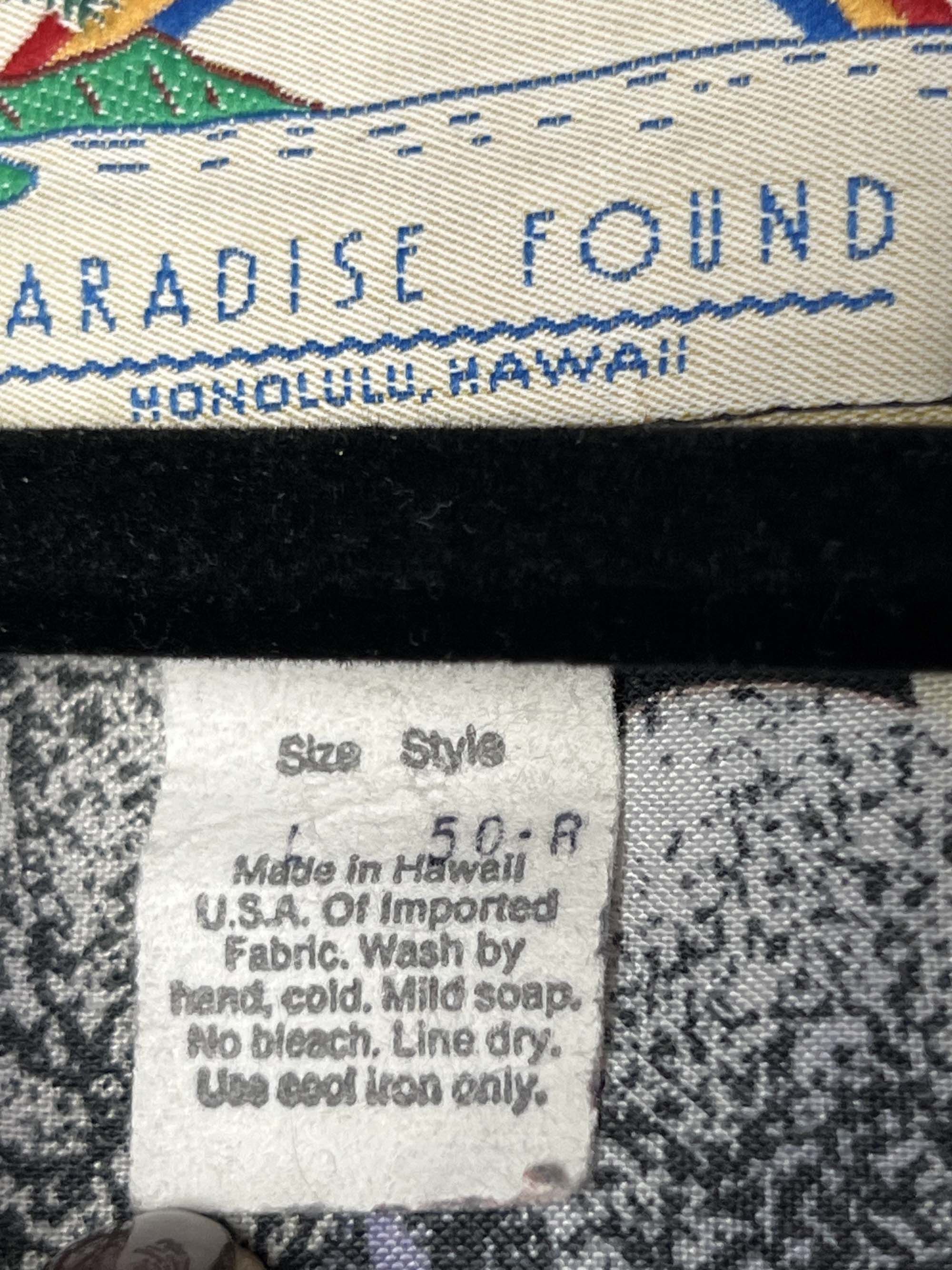 Paradise Found 1980's Paradise Found Hibiscus Pineapple Shirt -Magnum P.I. Size US L / EU 52-54 / 3 - 12 Thumbnail