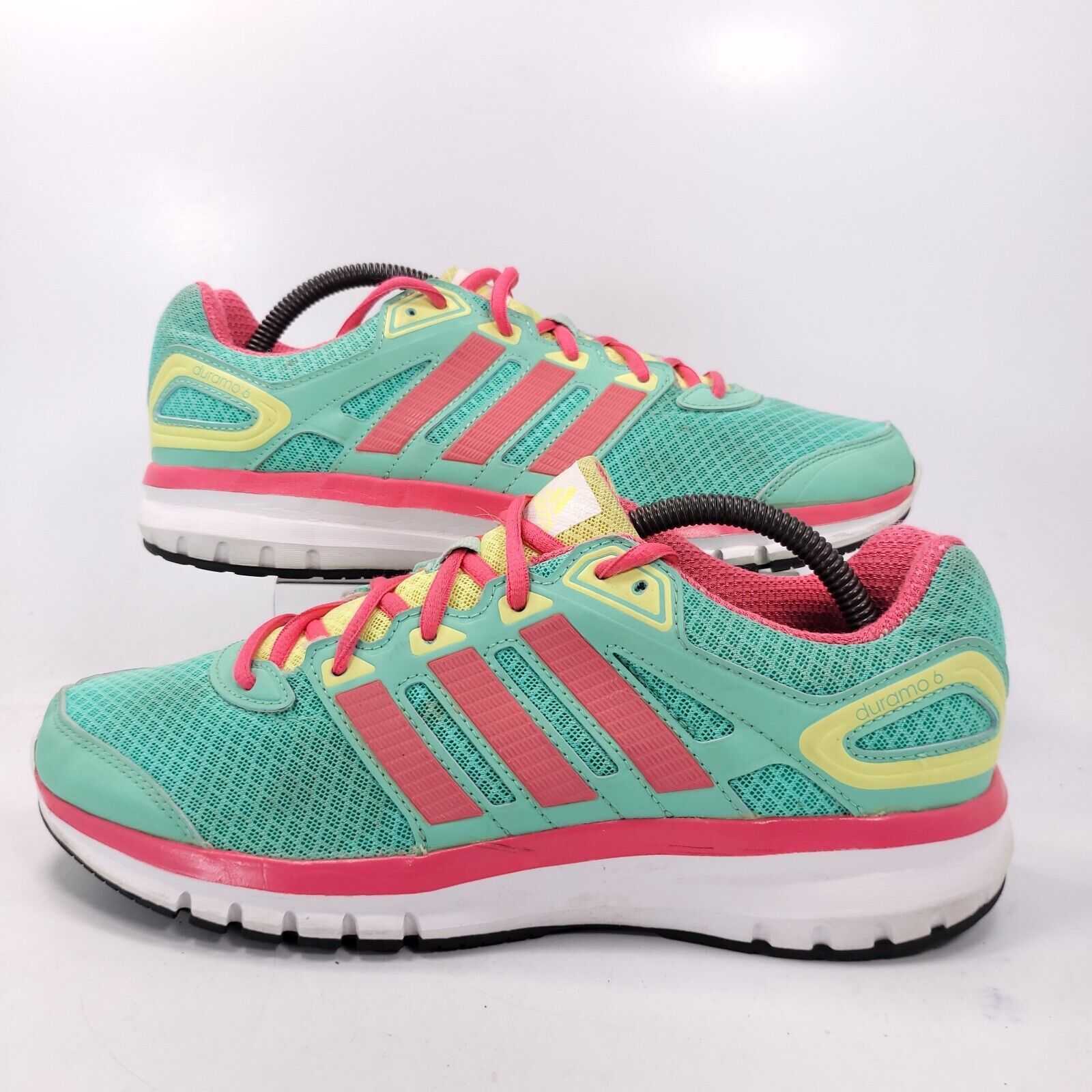 Adidas Adidas Duramo 6 Shoe Womens Size 10 M20647 Blue Pink White Size US 10 / IT 40 - 5 Thumbnail