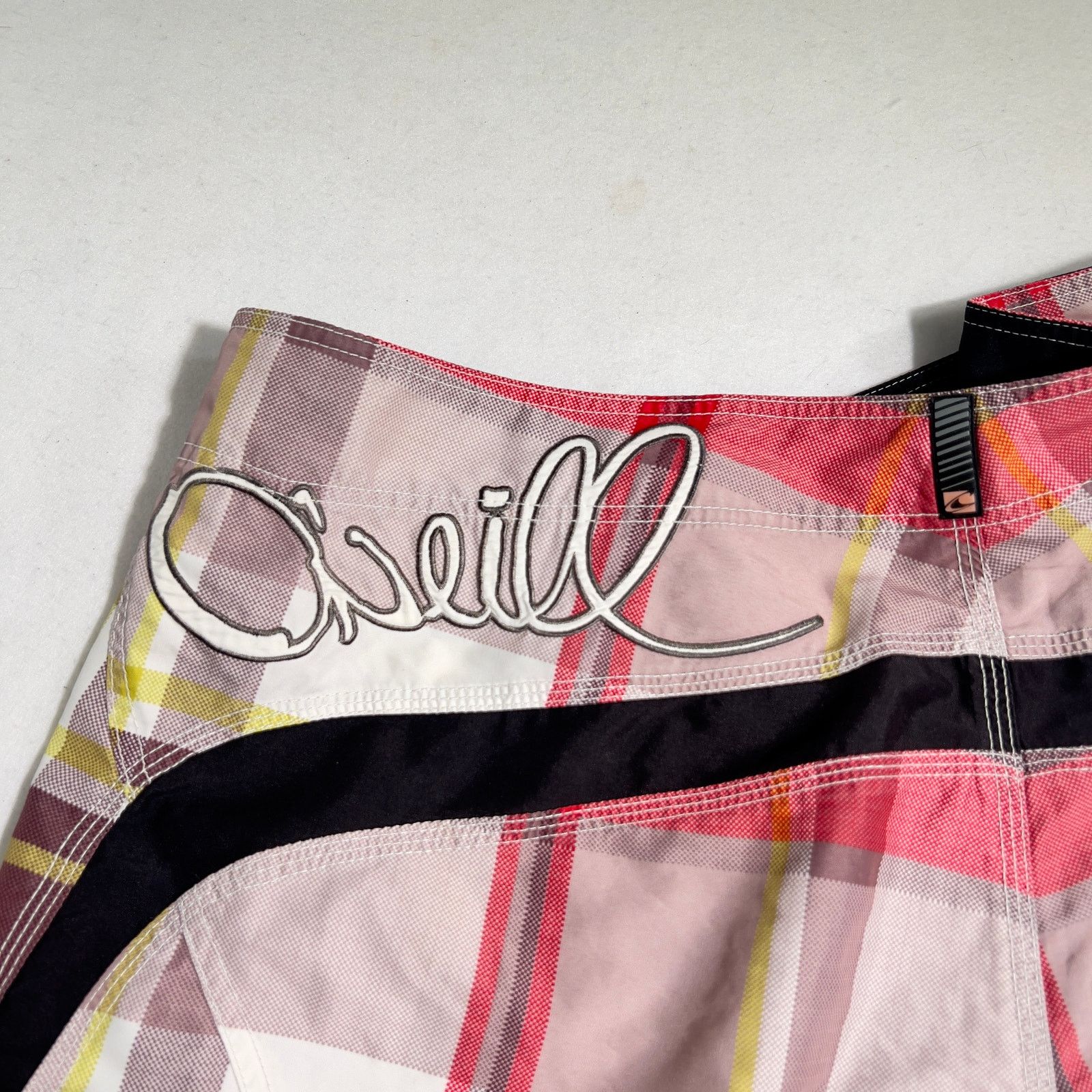 O'Neill O'Neill Plaid Boardshorts Men's 37W Zip Side Pocket Size US 37 - 2 Thumbnail