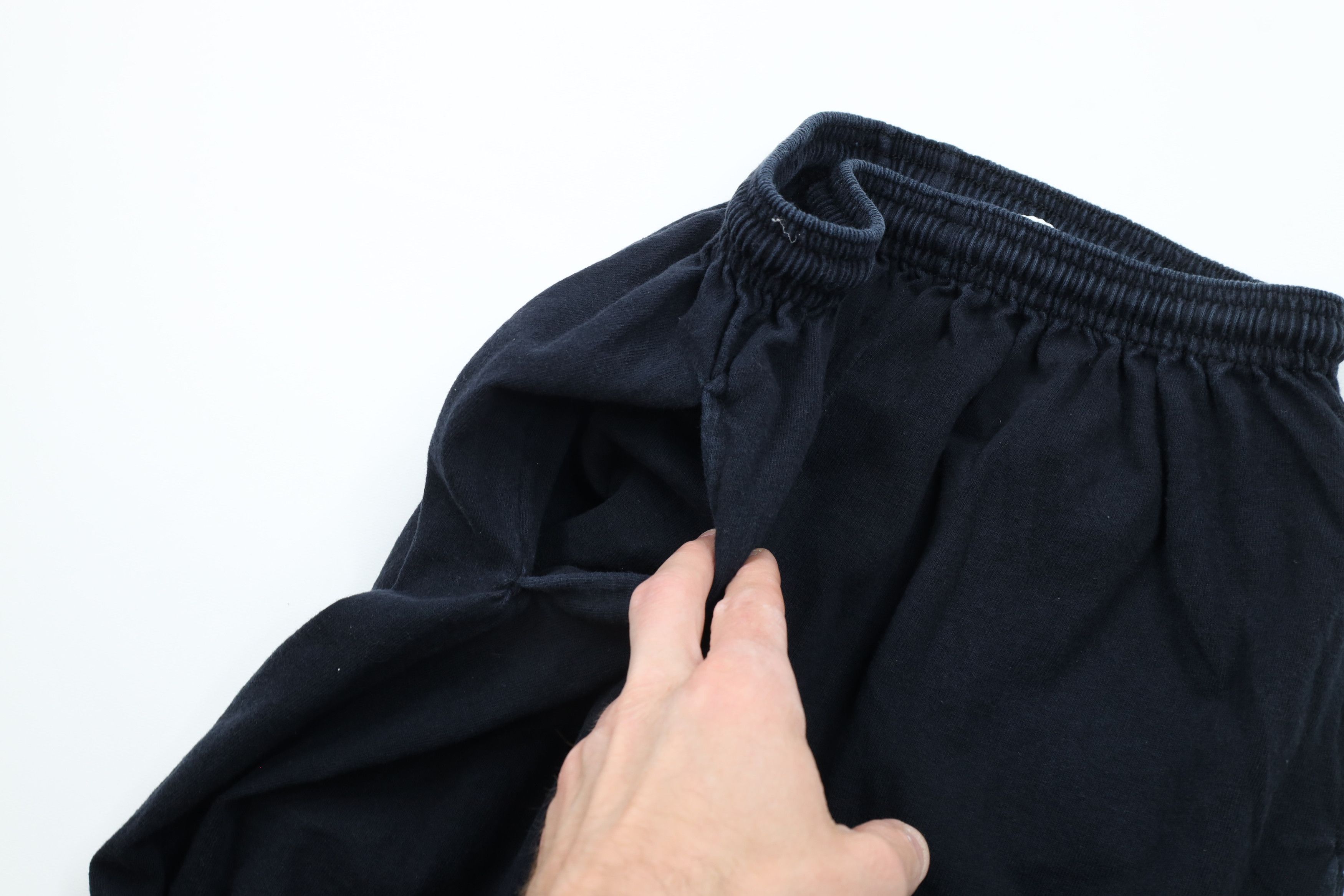 Russell Athletic × Vintage Vintage 90s Russell Athletic Cuffed Joggers Pants Black Size US 34 / EU 50 - 5 Thumbnail