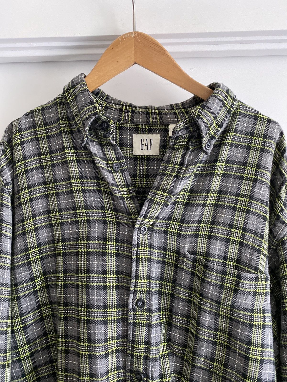 Gap Vintage 90s Gap Streetwear Flannel Size US L / EU 52-54 / 3 - 1 Thumbnail