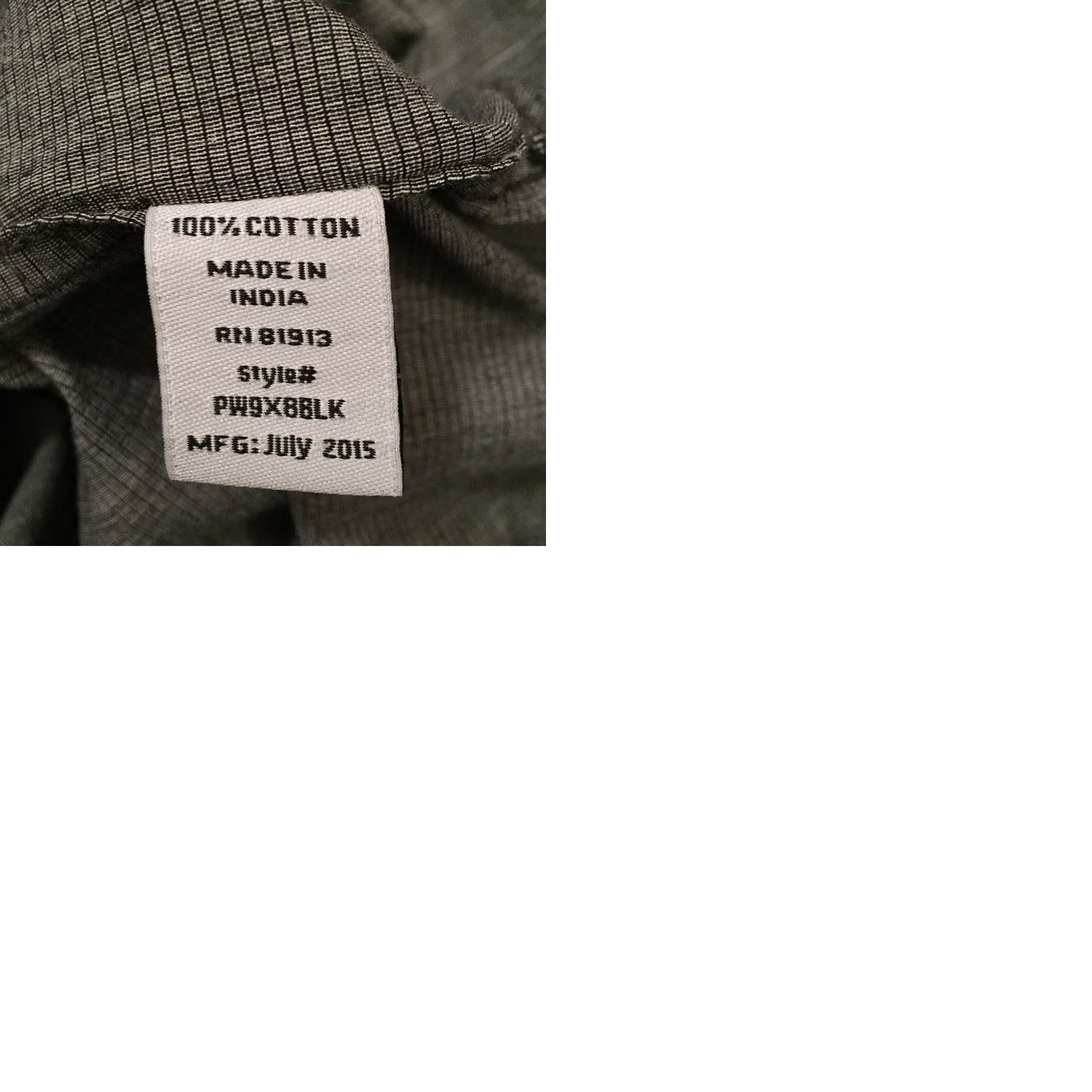 PD&C pd&c Shirt Mens XL Gray Button-Up Long Sleeve Collar Shirt Size US XL / EU 56 / 4 - 9 Thumbnail