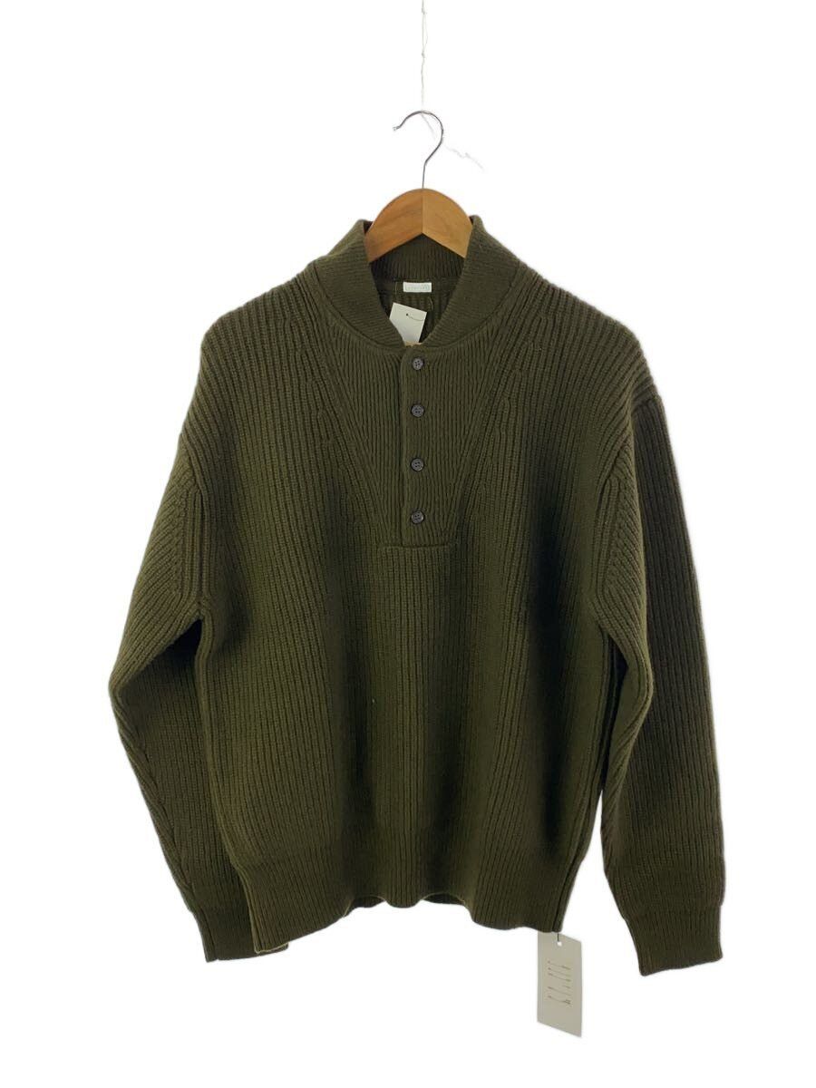 A.PRESSE Brown Wool Jeep Sweater (thick) Size US L / EU 52-54 / 3 - 1 Thumbnail