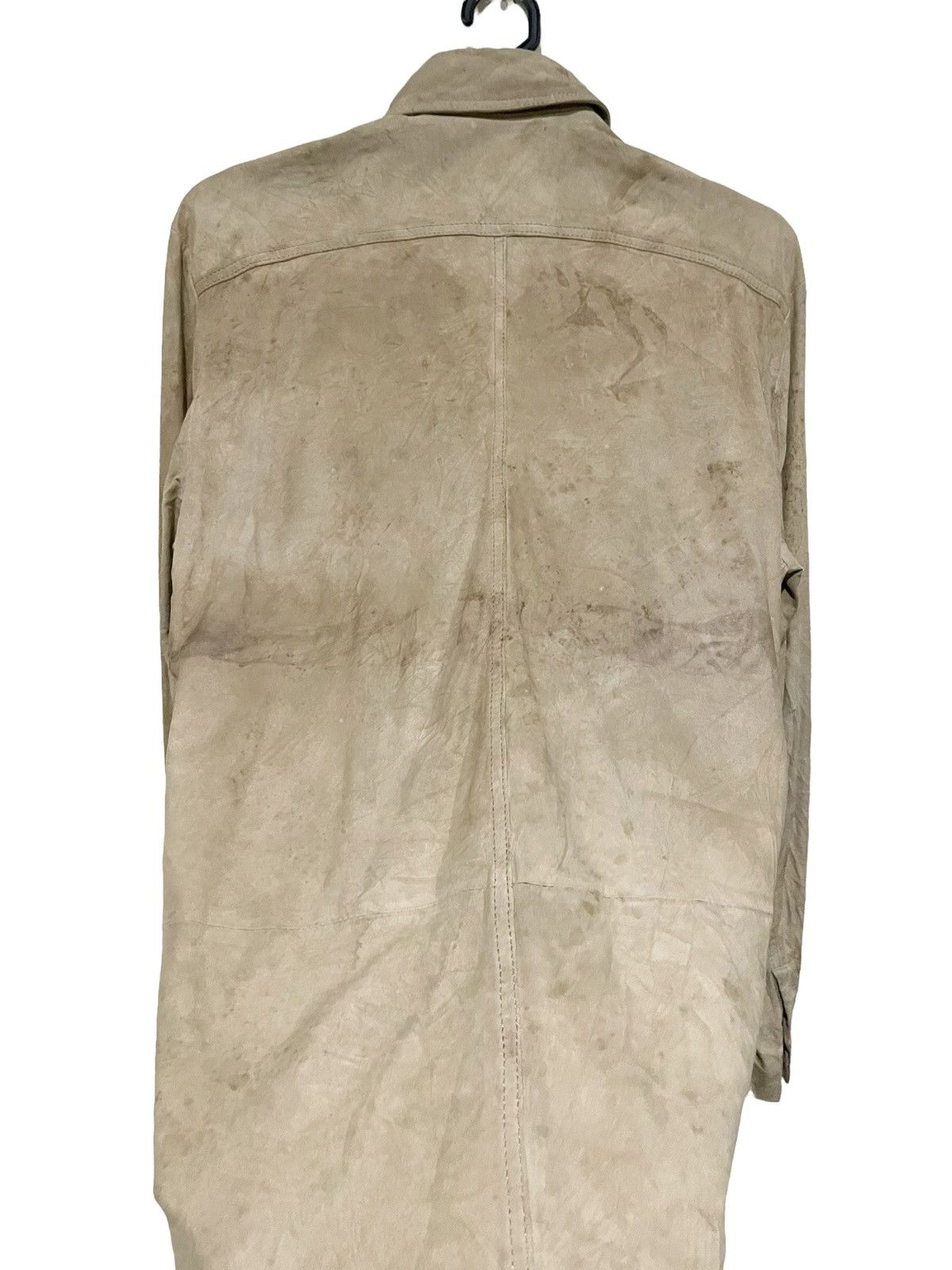 Ruffo Leather Distressed Vintage Style Destroyed Jacket