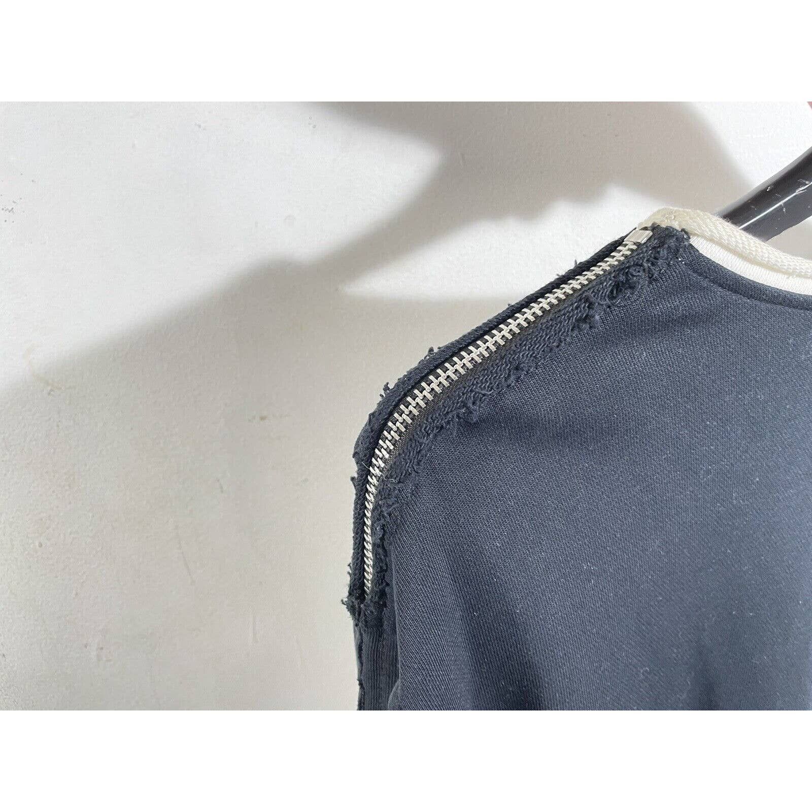 3.1 Phillip Lim Zippers Sleeves Raw Edge Crewneck Sweatshirt Zip Open Sleeve Size US M / EU 48-50 / 2 - 9 Thumbnail