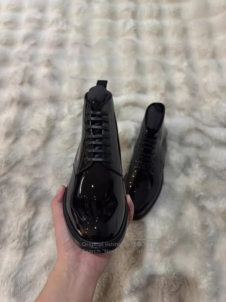 Saint Laurent Paris Saint Laurent Paris Men's Laced Boots Size US 7 / EU 40 - 8 Thumbnail