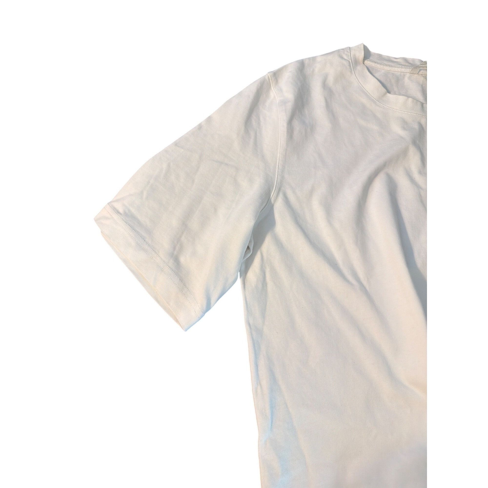 Arket ARKET White Short Sleeve Cropped T Shirt 100% Cotton Size Sm Size S / US 4 / IT 40 - 2 Thumbnail