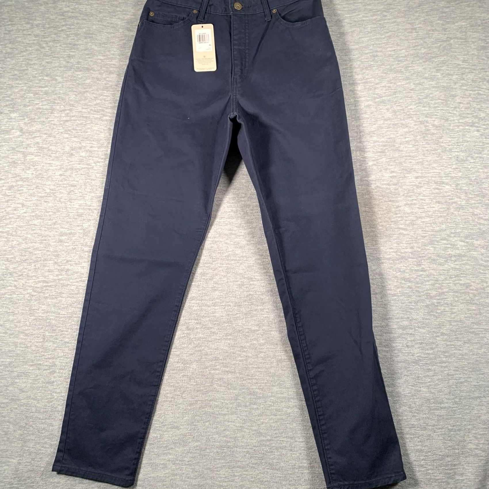 Dockers Dockers Jeans Womens 27 Navy High Slim High Rise Tapered Stretch Denim Size 27" / US 4 / IT 40 - 2 Thumbnail