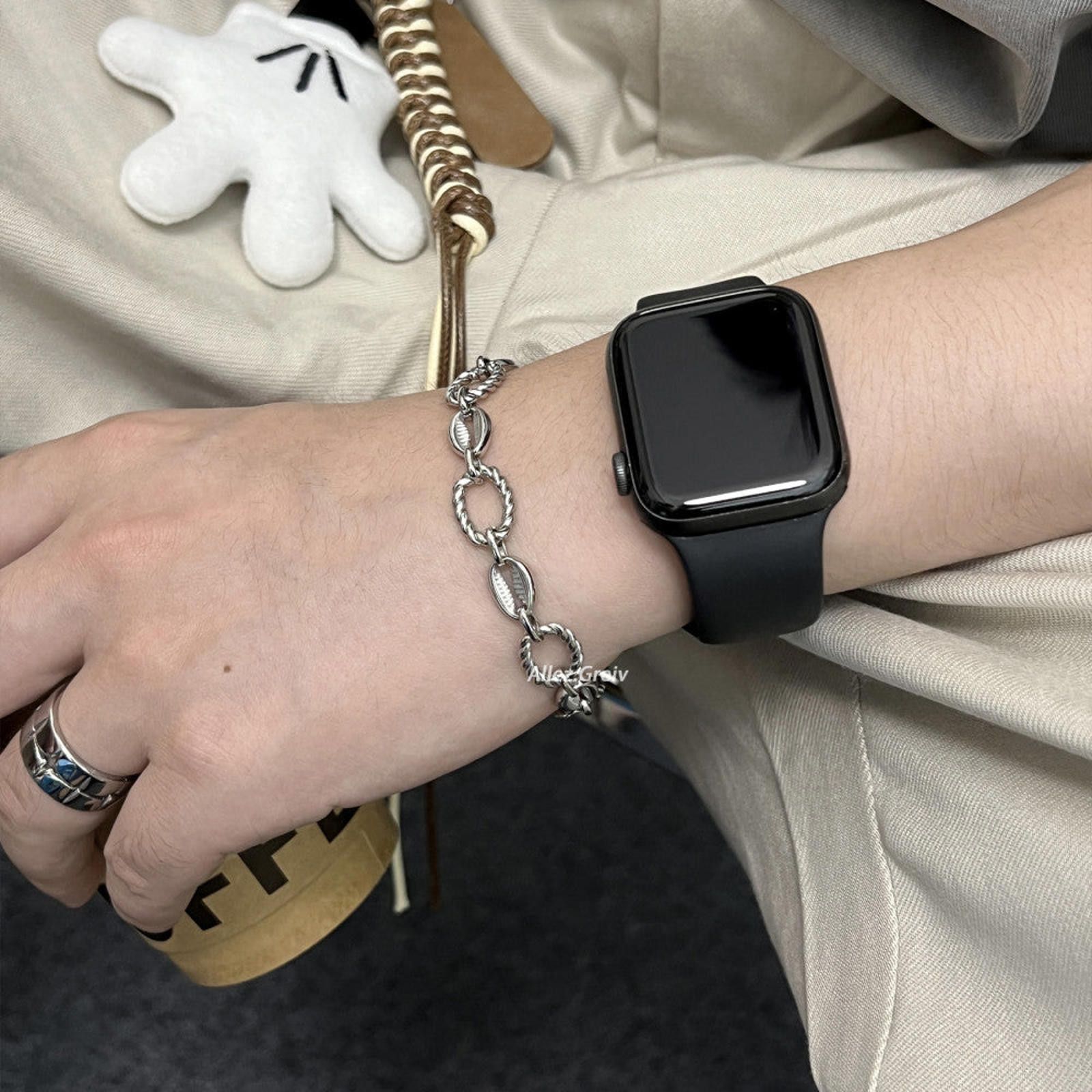 Jewelry Silver Chain Bracelet Size ONE SIZE - 3 Thumbnail