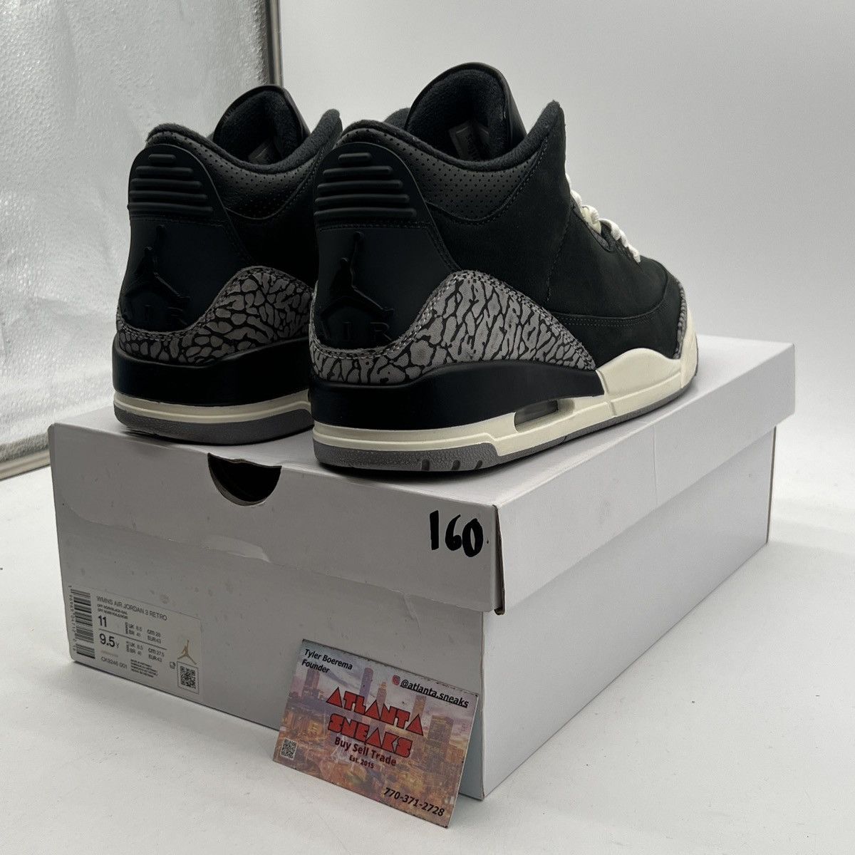 Jordan Brand Wmns air Jordan 3 off noir Size US 11 / IT 41 - 5 Thumbnail
