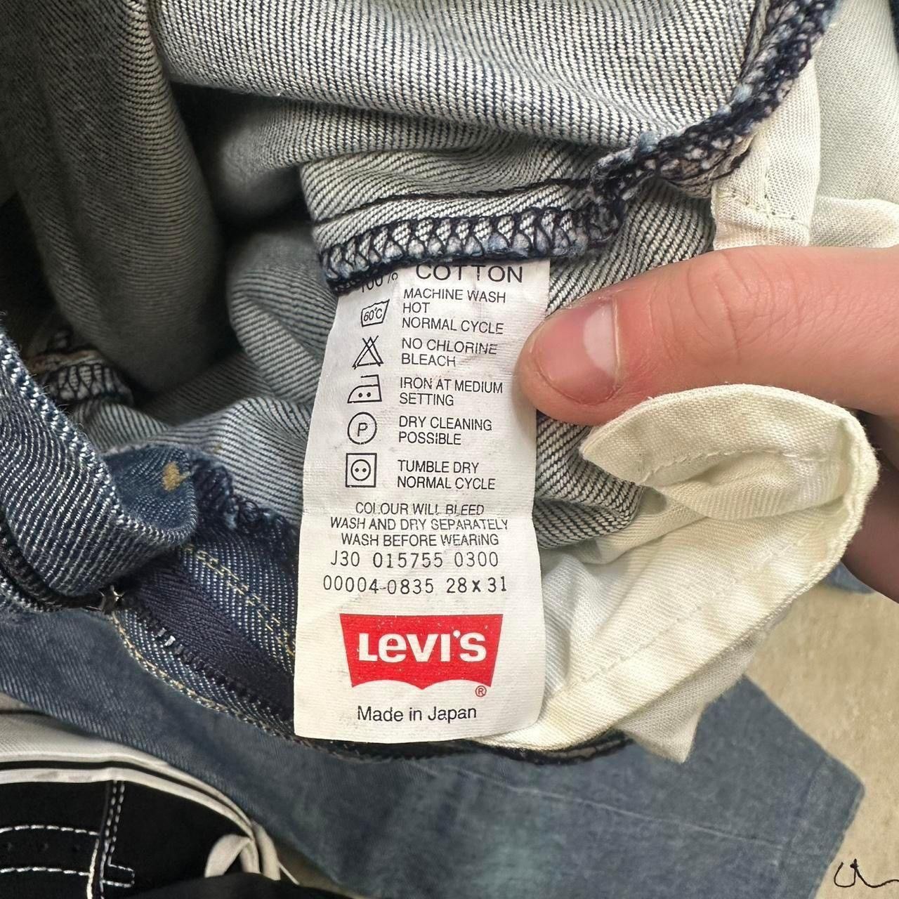 Levi's Levi’s Engineered Slim Jeans Japan Women 26x31 Dark Wash Size 26" / US 2 / IT 38 - 4 Thumbnail