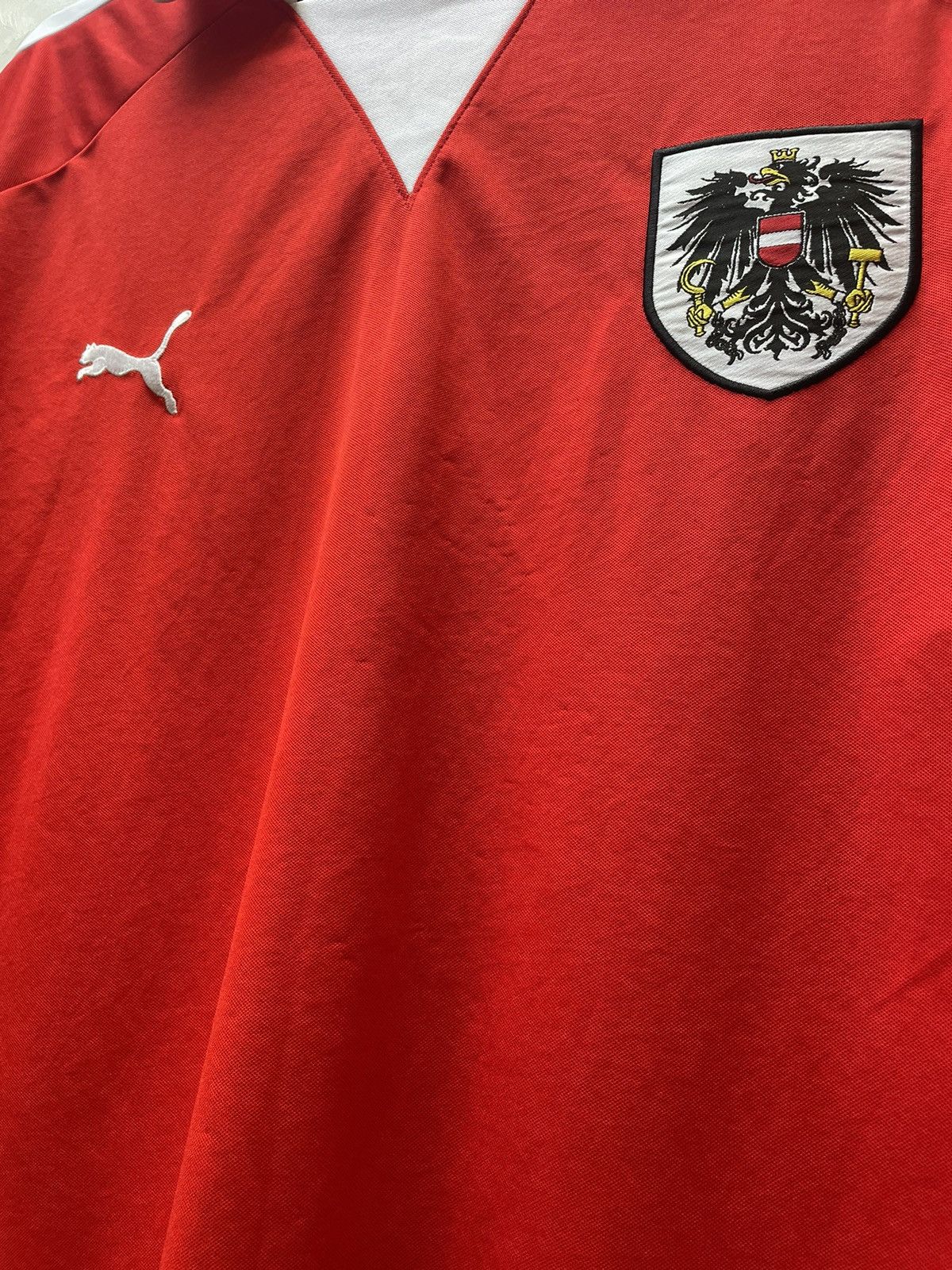 Puma × Vintage AUSTRIA NATIONAL FOOTBALL TEAM HOME SHIRT 2010-2012 JERSEY Size US XXL / EU 58 / 5 - 7 Thumbnail