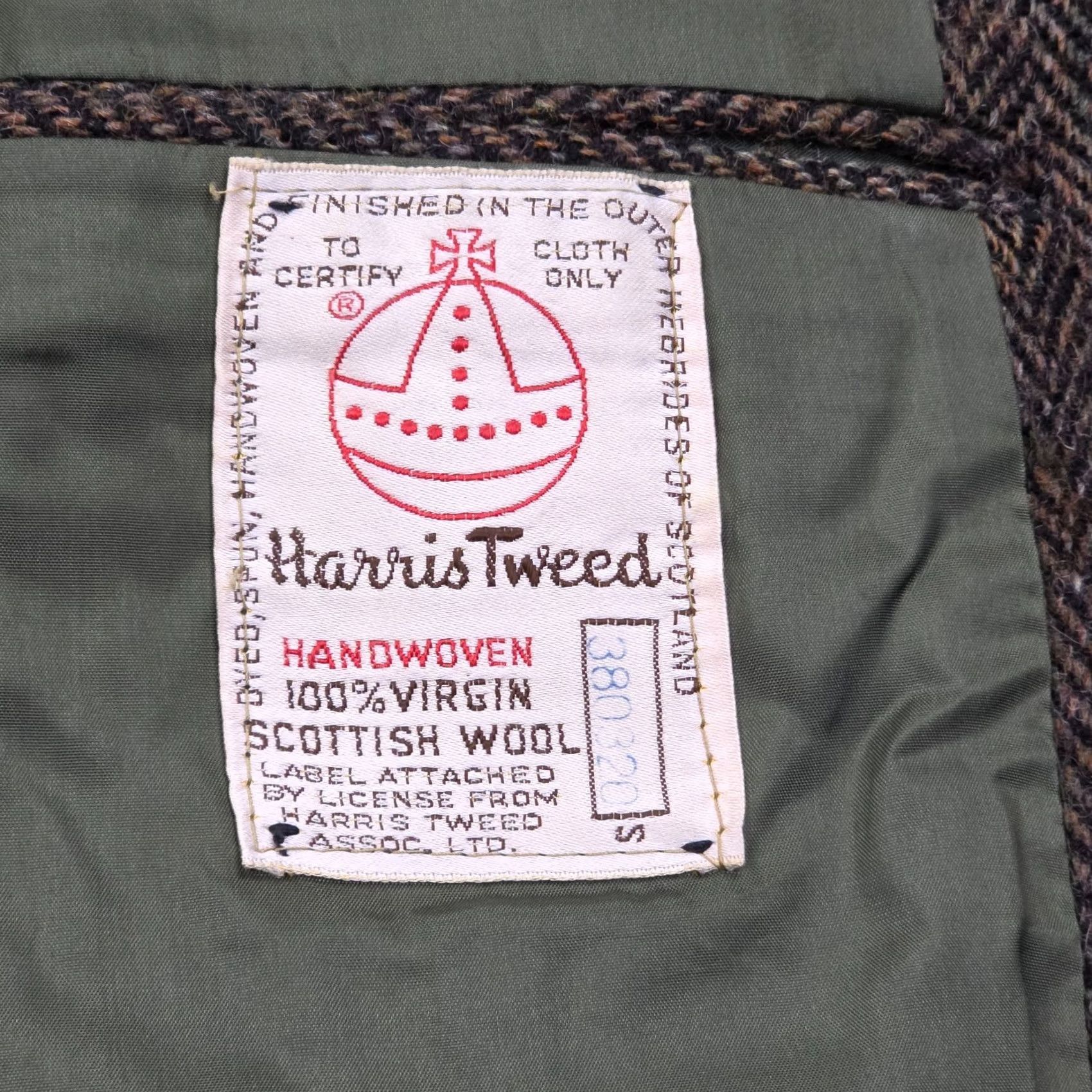 Harris Tweed VINTAGE Harris Tweed Wool Blazer Men's 46" Chest 30" Length Brown Pockets Union Blazer Regular Wool Tweed Mens 46 Mens Block Preppy Brown Size 46R - 5 Thumbnail
