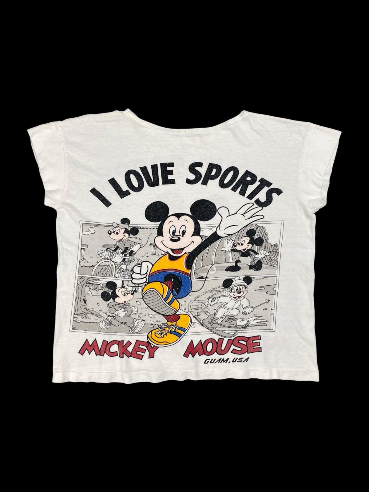 Vintage Vintage Mickey Mouse I Love Sports Sleeveless T-Shirt Size US XS / EU 42 / 0 - 2 Thumbnail