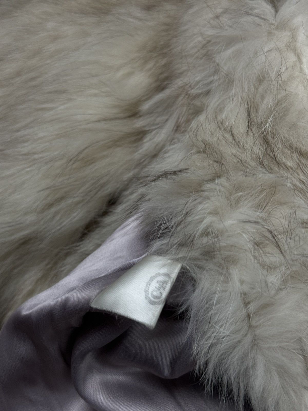 Sagafurs Vintage rare white Fox natural fur coat original luxury item Size S / US 4 / IT 40 - 4 Thumbnail