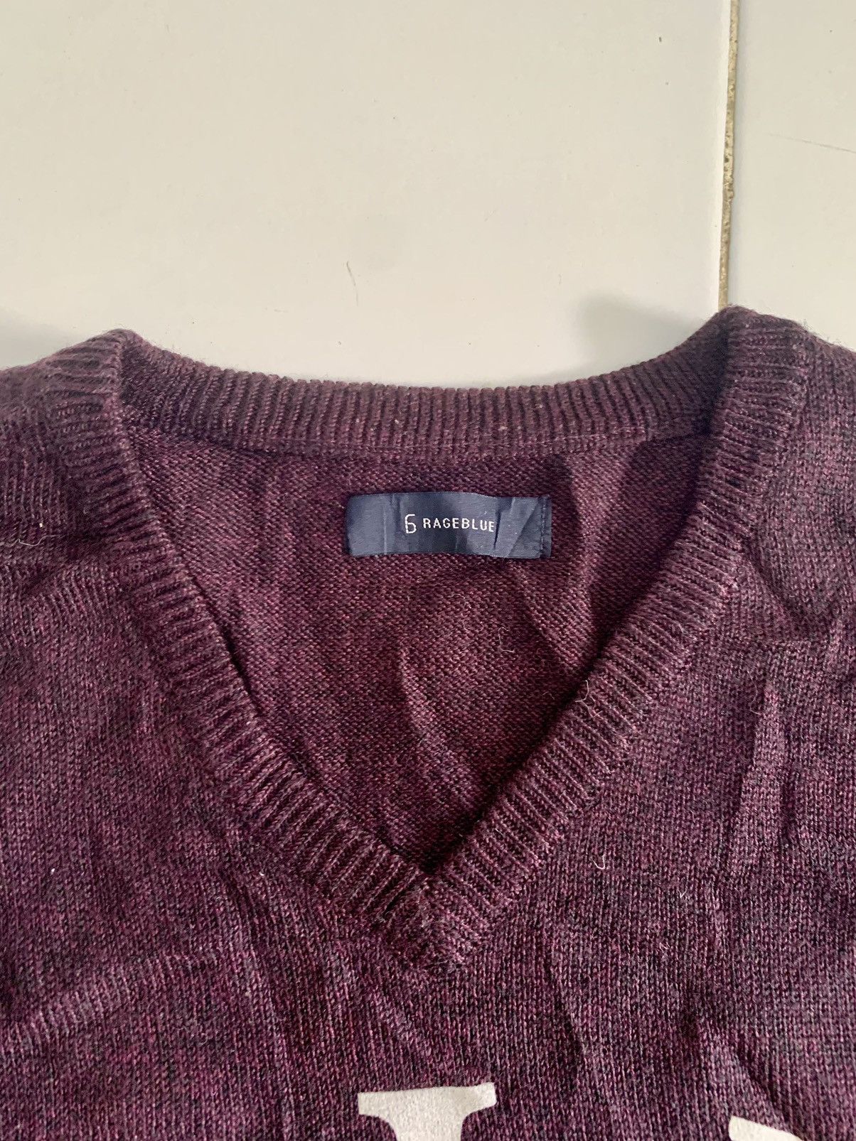 Japanese Brand Vintage RAGEBLUE knitwear Size US M / EU 48-50 / 2 - 3 Thumbnail