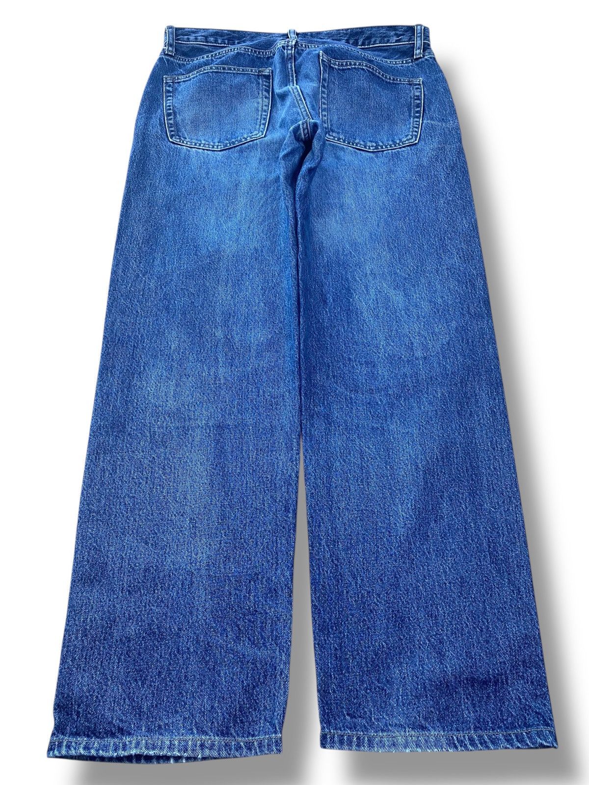 Uniqlo Uniqlo Mud Wash Style Straight Leg Jeans Size US 32 / EU 48 - 3 Thumbnail