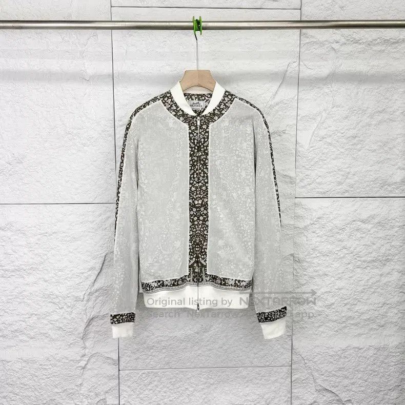 Hermes Hermes Color Blocked Floral Spring/Summer Show Jacket Size XS / US 0-2 / IT 36-38 - 1 Thumbnail