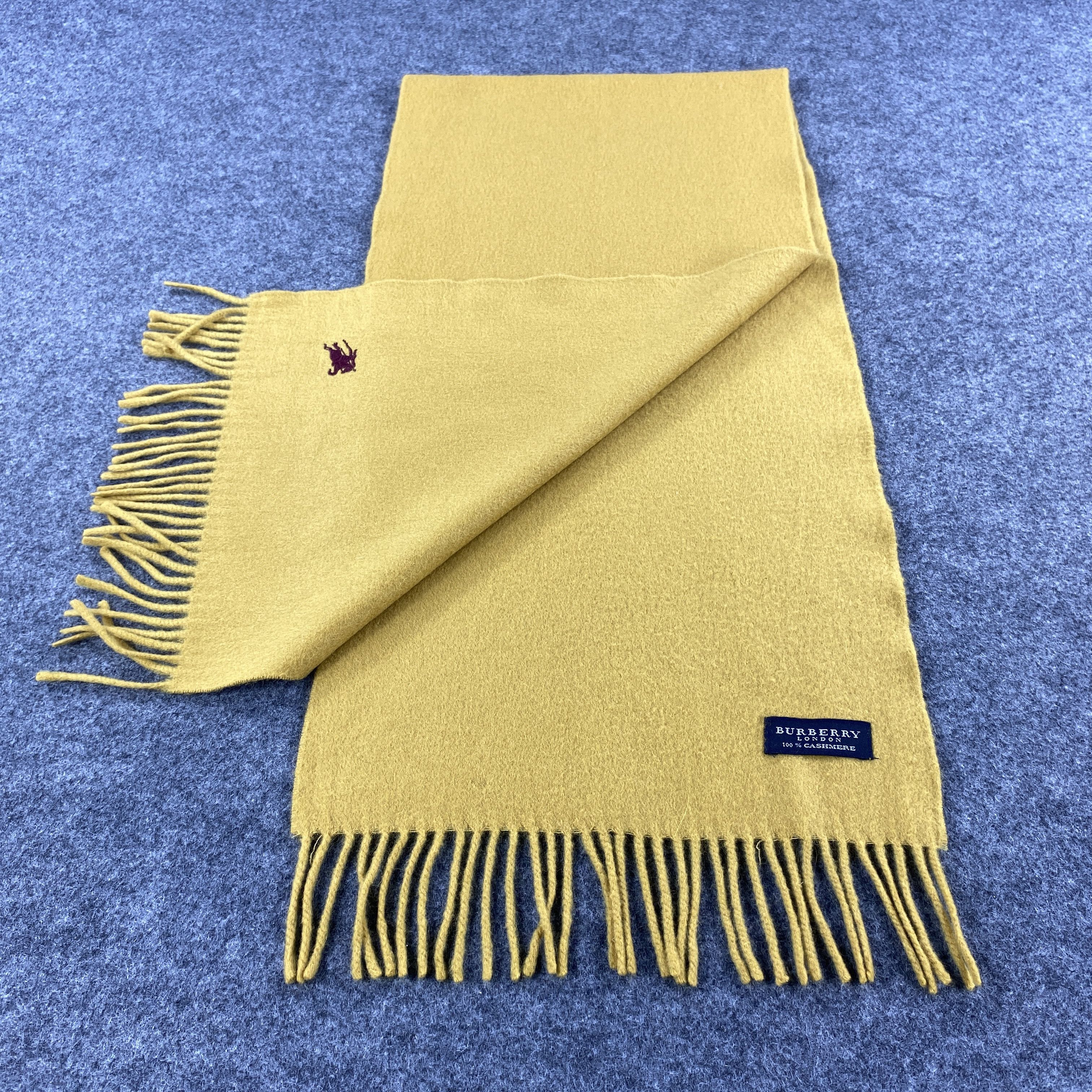 Burberry × Vintage Burberry Scarf # Muffler # Neckwear # D551 Size ONE SIZE - 5 Thumbnail