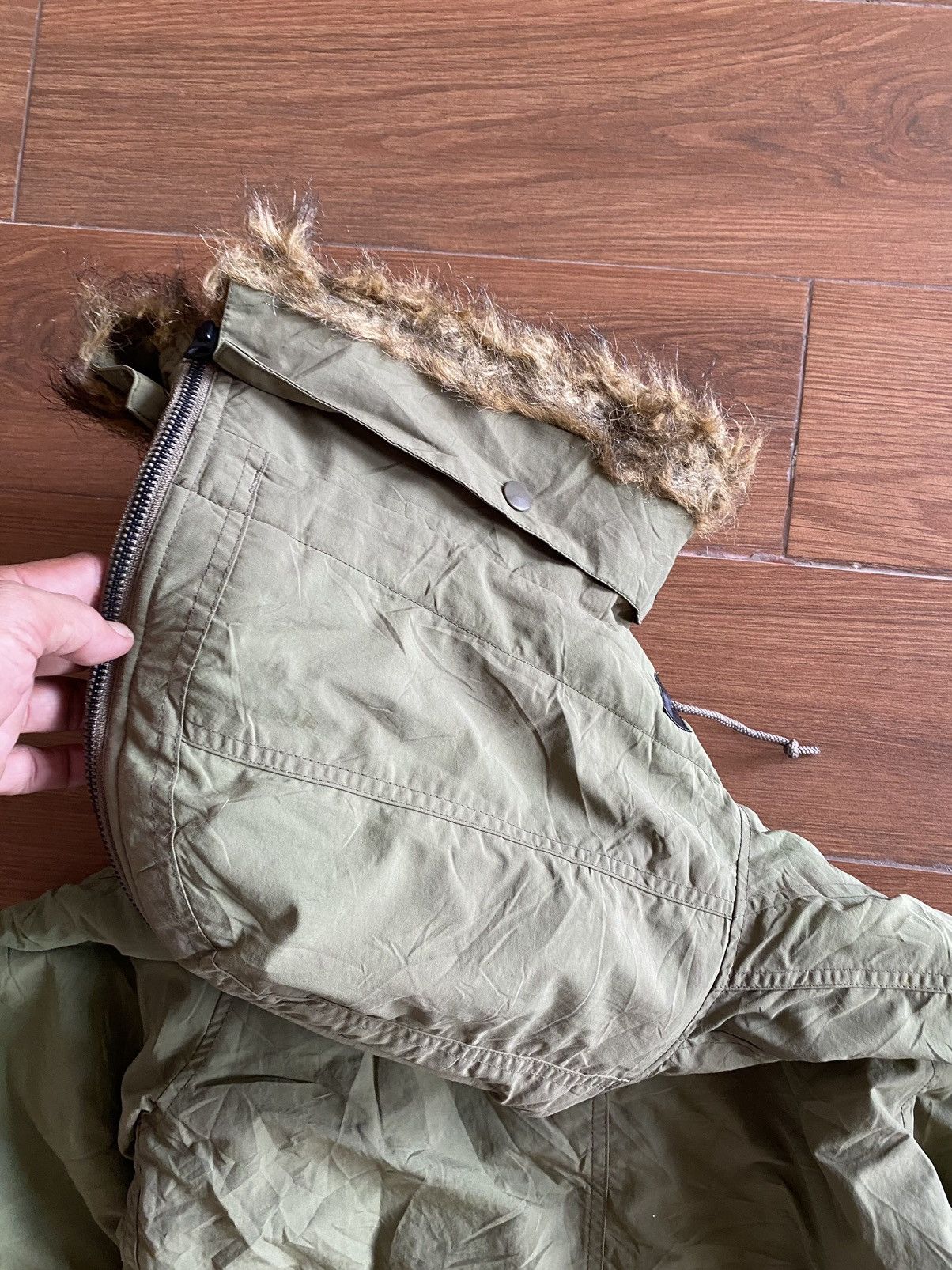 Alpha Industries × Vintage Vintage Alpha Industries Faux Fur N2b Bomber Jacket Size US M / EU 48-50 / 2 - 12 Thumbnail