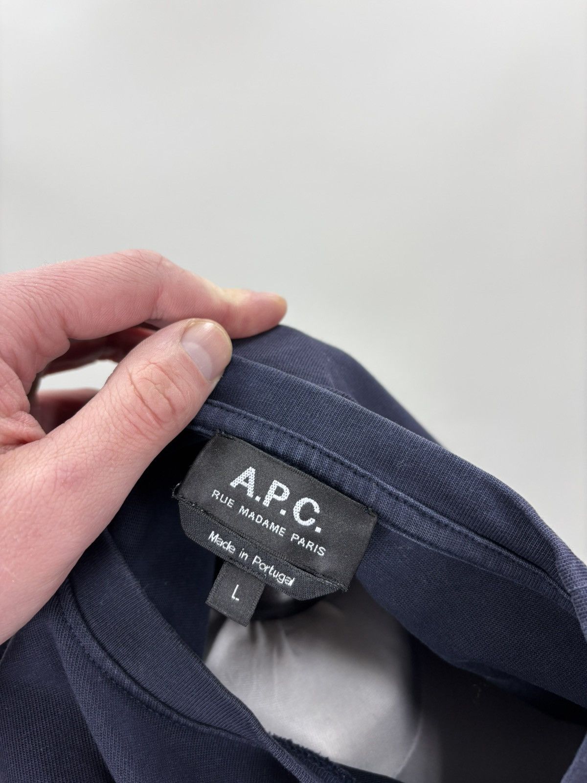 A.P.C. Mens t shirt A.P.C. Size L Color Blue Size US L / EU 52-54 / 3 - 11 Thumbnail