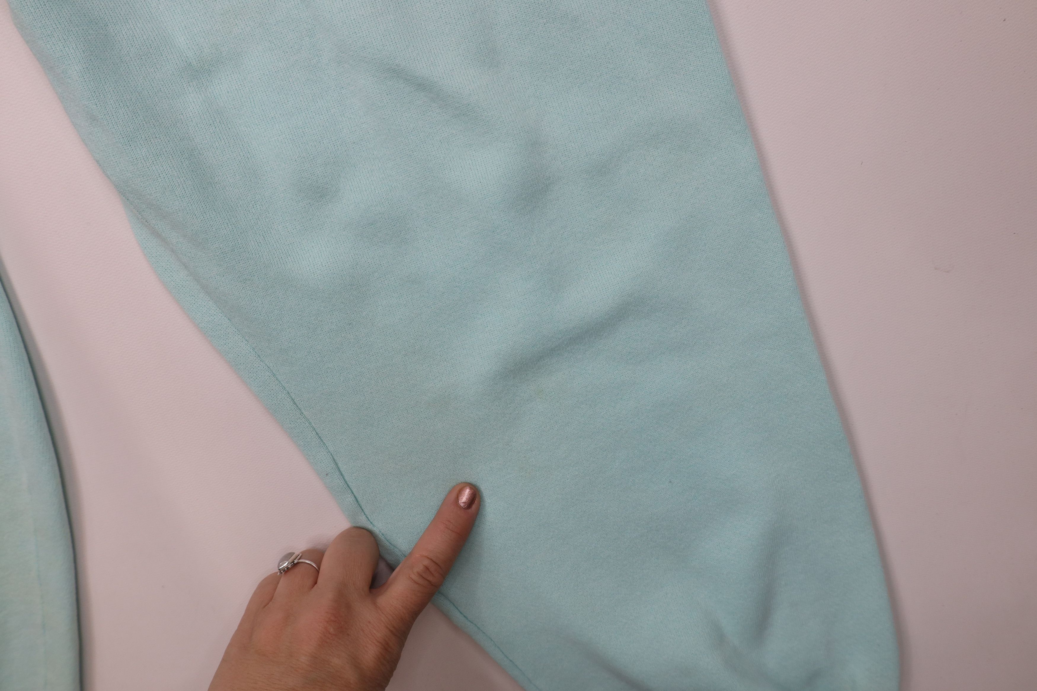 Vintage Vintage 90s Streetwear Sweatpants Joggers Light Blue USA Size 32" / US 10 / IT 46 - 5 Thumbnail