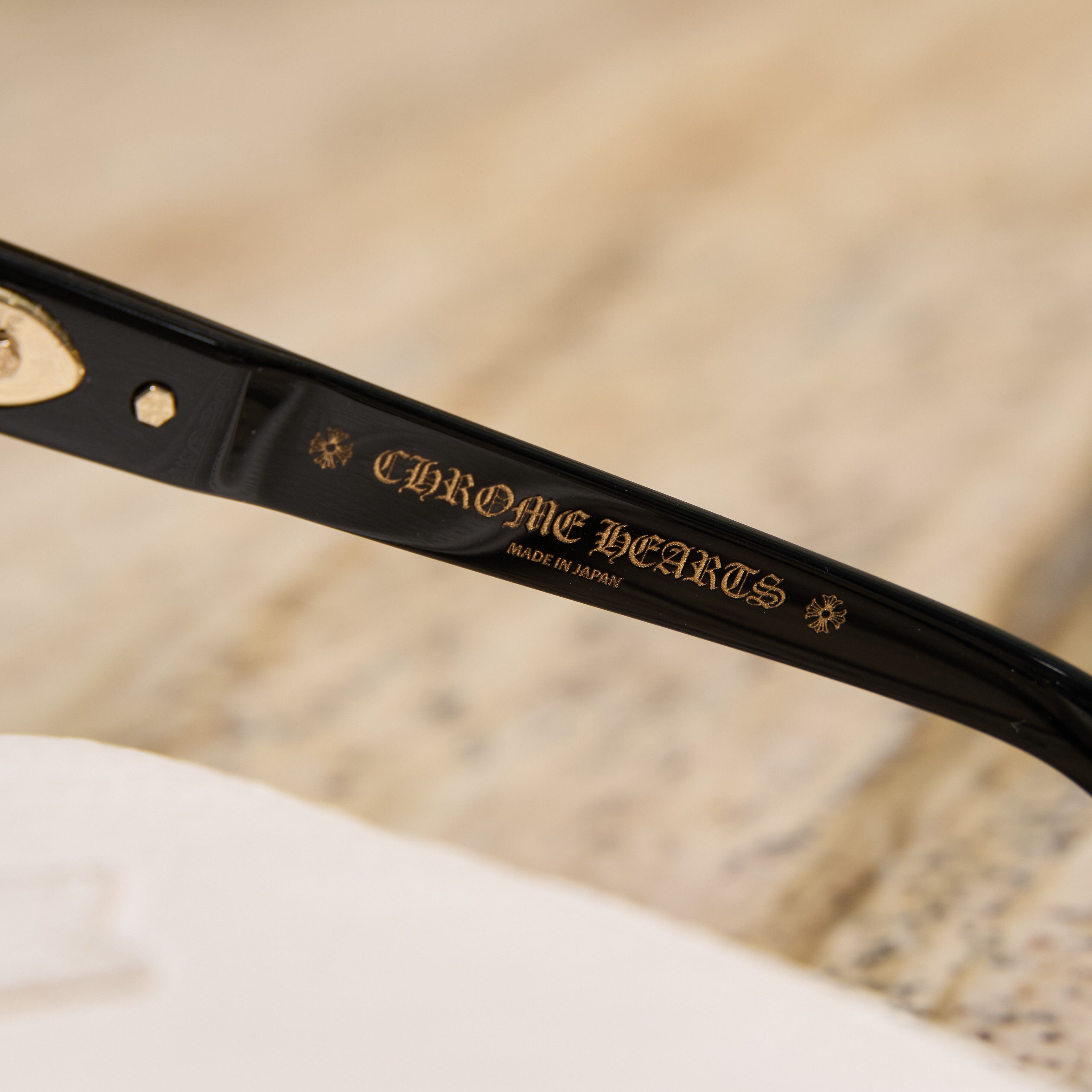 Chrome Hearts CHROME HEARTS IDAWANNA DARK TORTOISE BLACK Size ONE SIZE - 4 Thumbnail