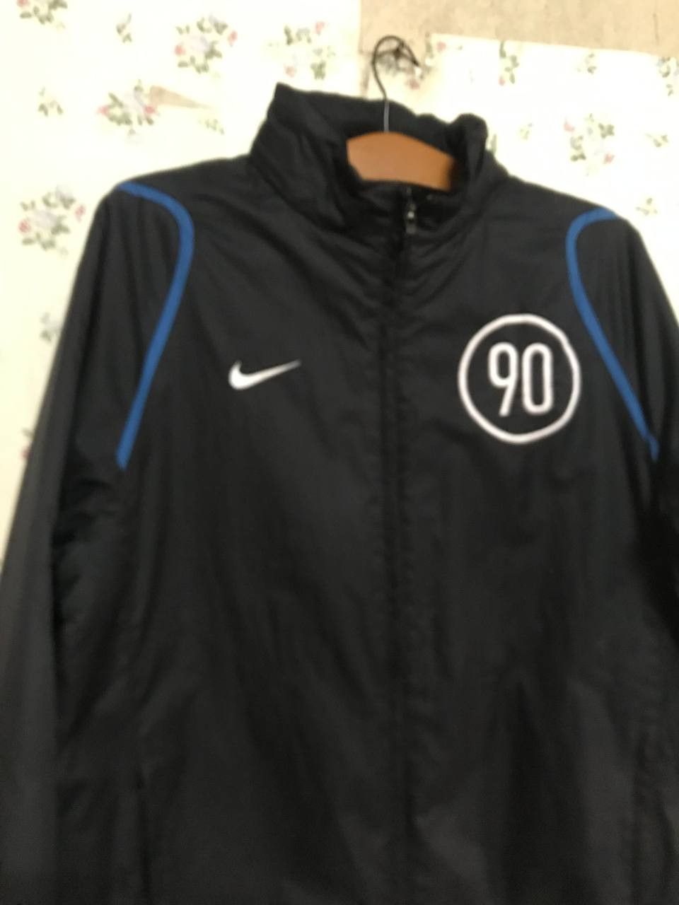 Nike Vintage Nike Total90 00s Drill Windbreaker Navy Blue Size US M / EU 48-50 / 2 - 4 Thumbnail